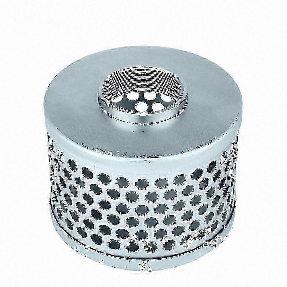 Round Hole Suction Strainer with NPT Thread for Debris Removal Stainless Steel Water Pump Inlet Filter Hose Connection