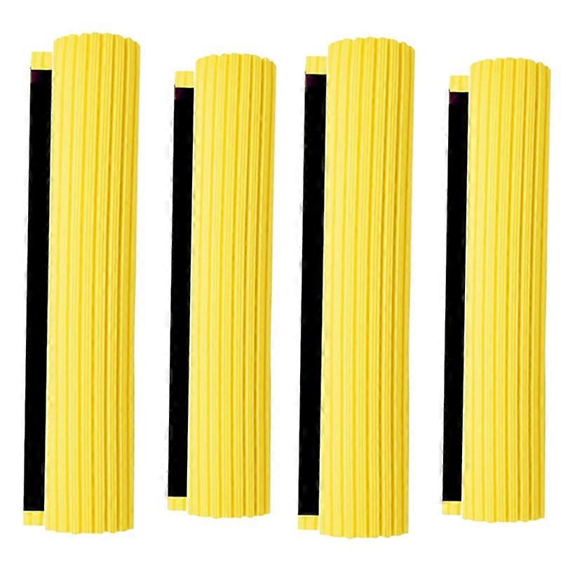 4Pcs Mop Roller Head Refill Cleaning Pads Absorbent Replacement Parts
