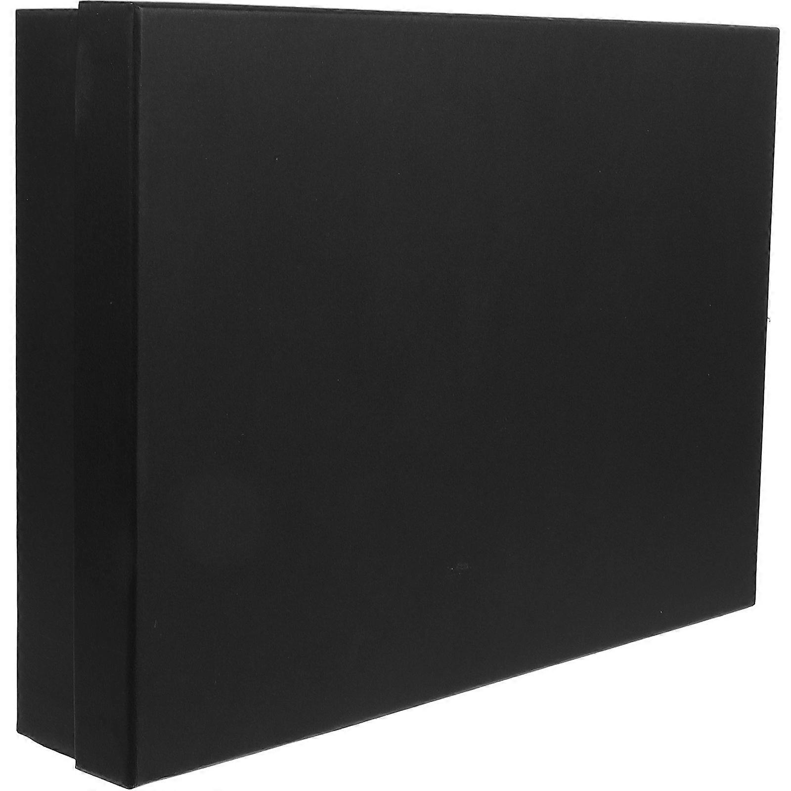 Elegant Gift Wrapping Box 4Pcs Black Rectangular Gift Box Perfect For Travel Use Packaging