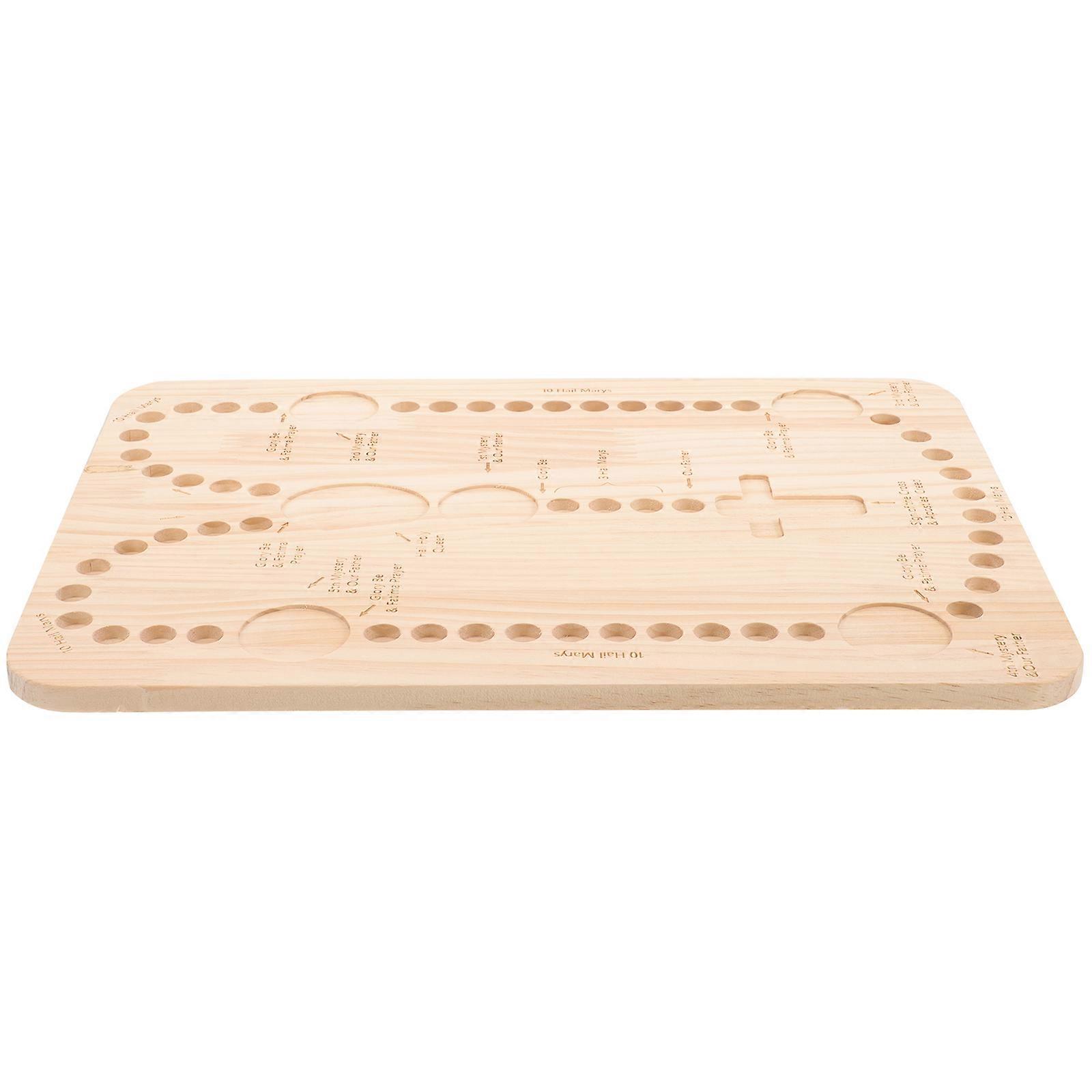 Bead Board Wooden Jewelry Making for Creative Use 5Pcs Set Light Yellow