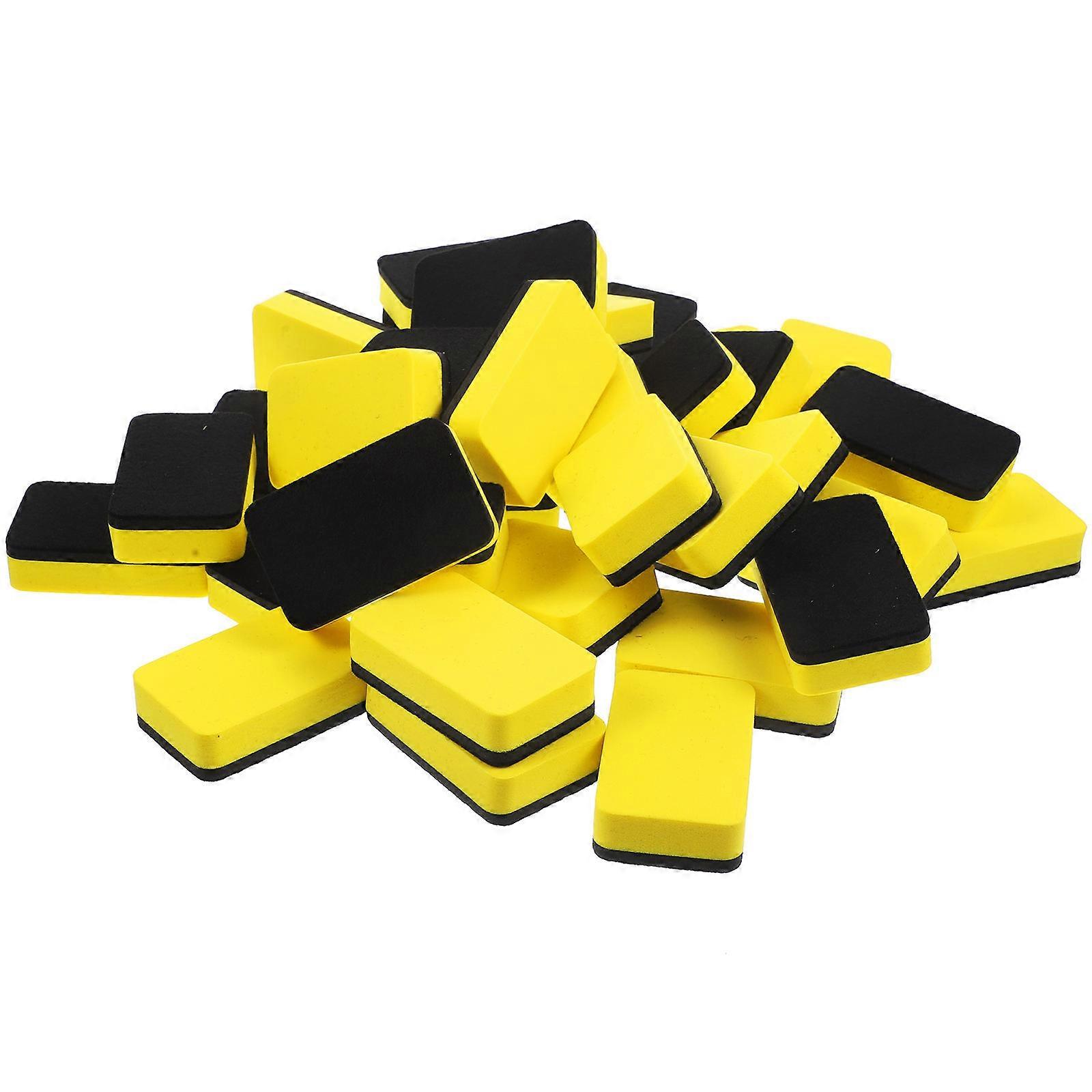 Cleaning Whiteboard Eraser Ideal For Students And Teachers 180 Pcs Simple Design Yellow Color Multi-functional