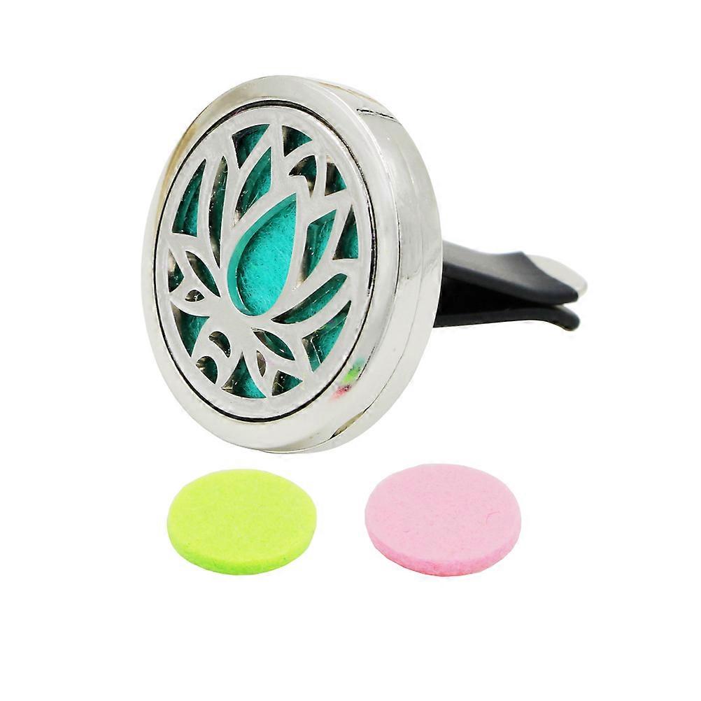 Car Essential Oil Diffuser Clip Lotus Shape for Car Use with 3Pcs Set