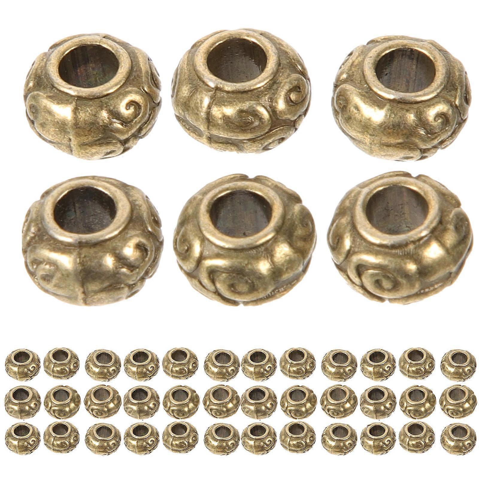 Column Spacer Beads Set of 100 Pieces in Golden Color Ideal for Jewelry Making Crafted for Hobbyists and Women for All Occasions