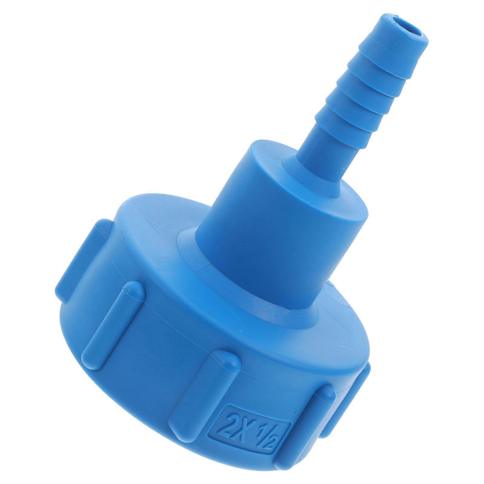 Water Outlet Adapter Rainwater Collection Sealing Function Blue Color 1Pcs