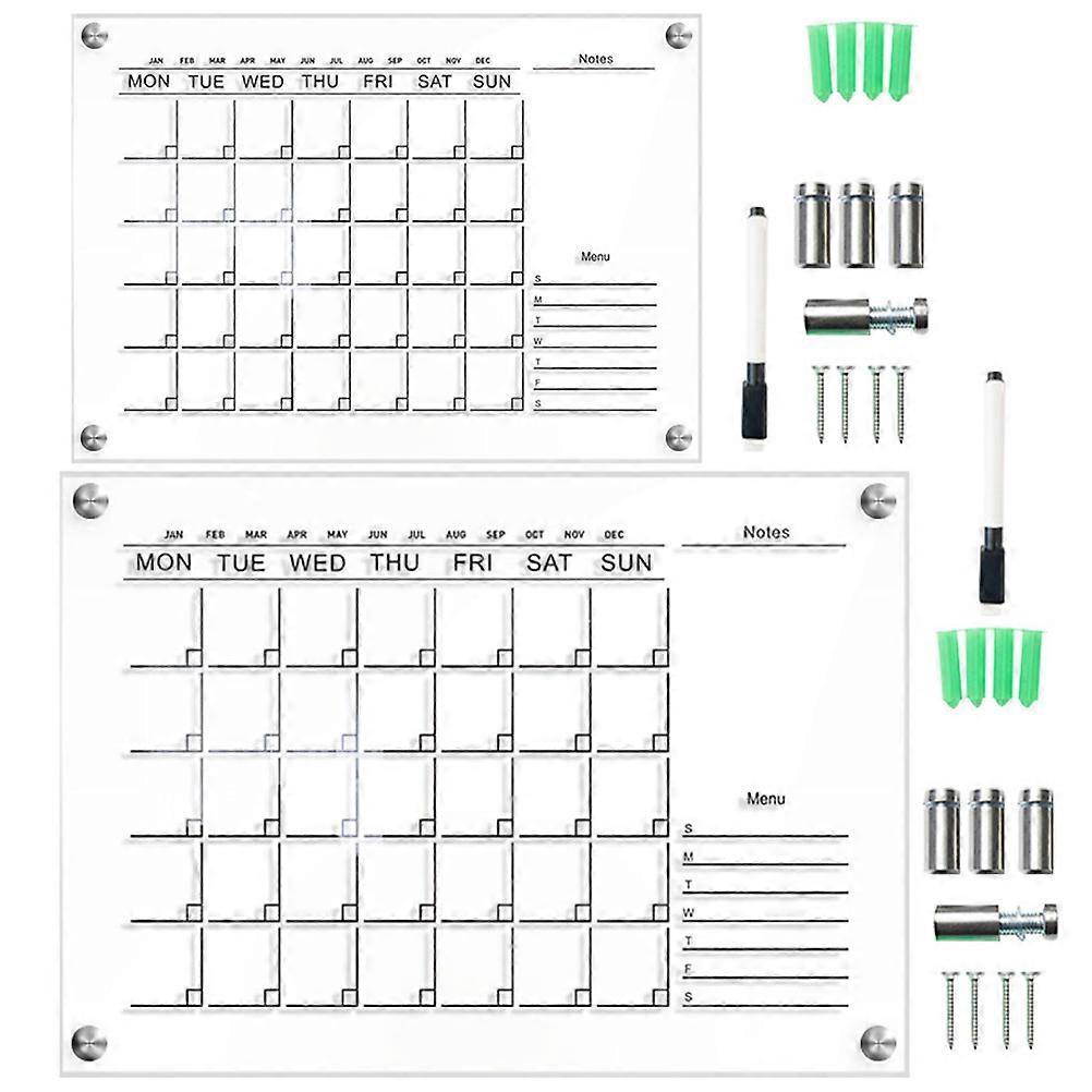 Practical Acrylic Drawing Sign Making Board for Children Kitchen Use 40X29.7CM Rectangular Shape 3Set