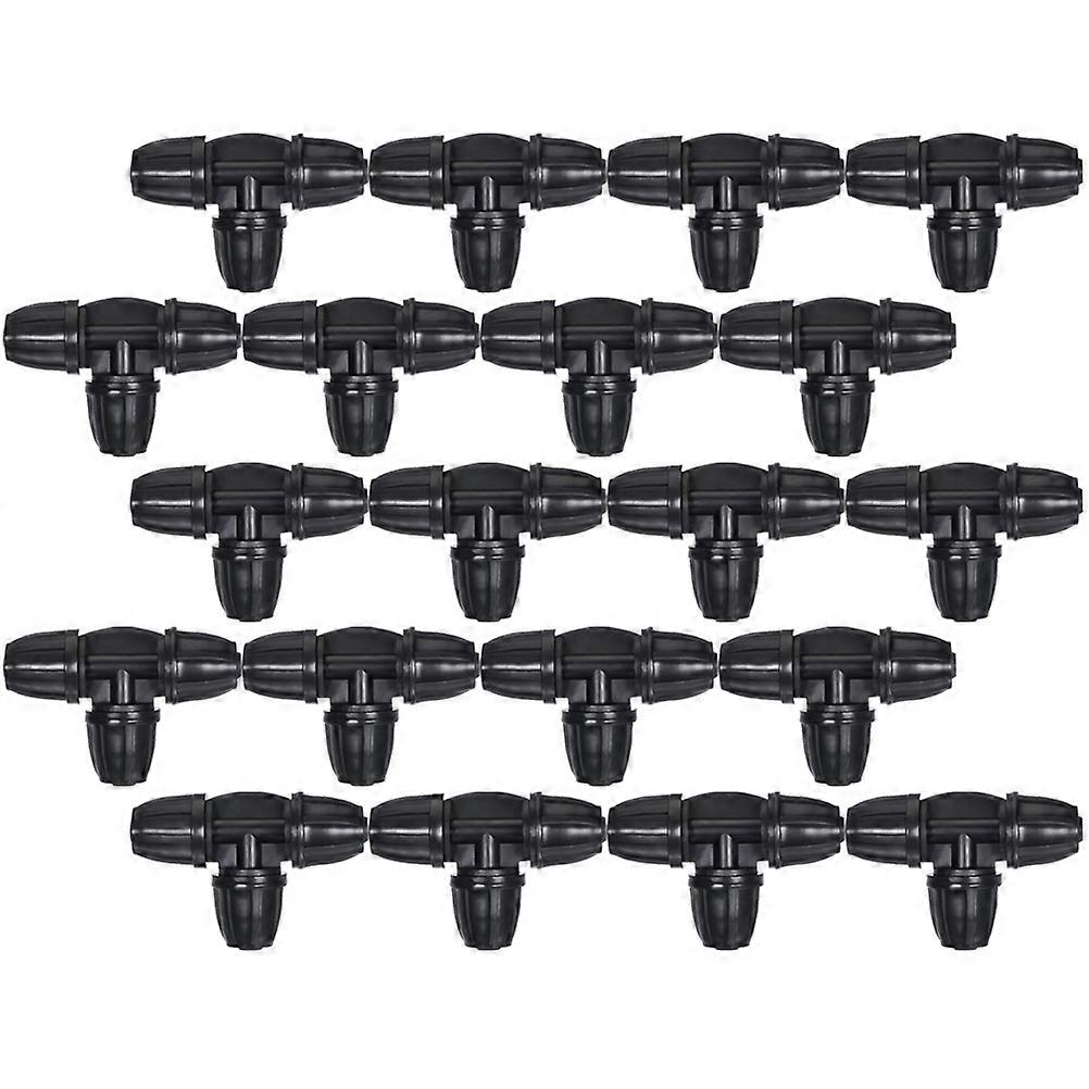 Barbed Tubing Connectors 60 Pcs for Irrigation System Garden Hose Connection 2.91X1.30X0.79 In Time-saving Design