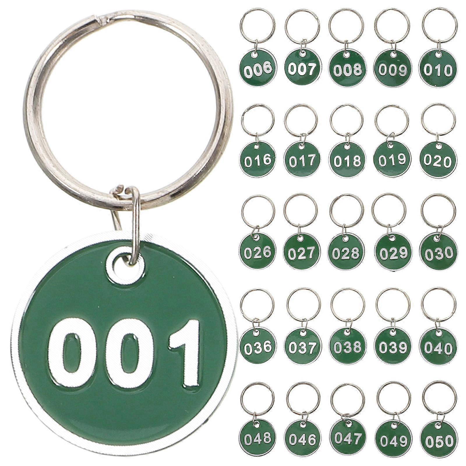 Key Ring Labels Aluminium Alloy for Storage 150Pcs