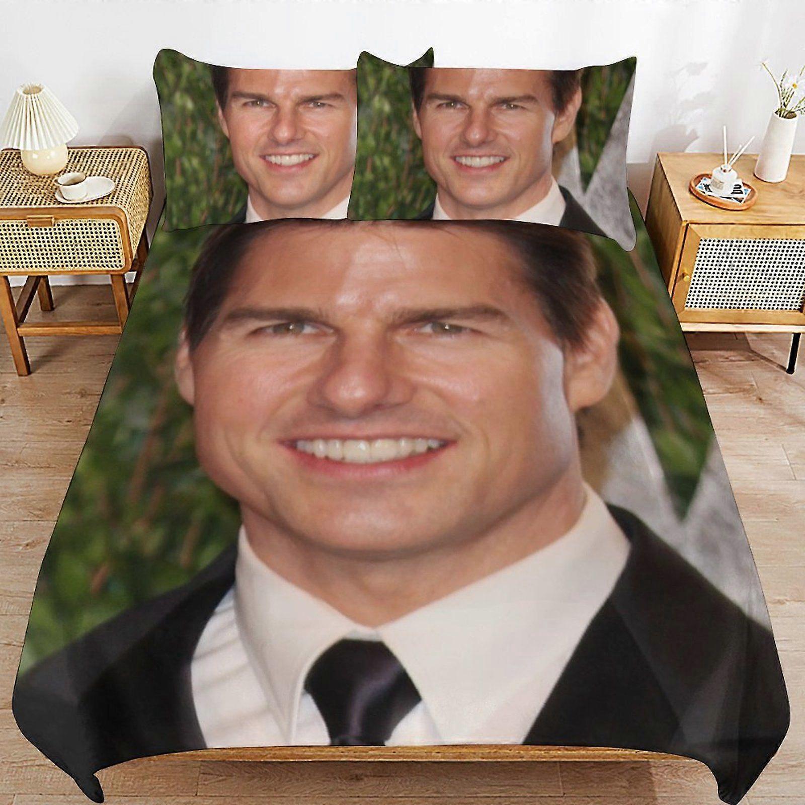 Parure de lit Tom Cruise e363, douce et durable, coutures durables, ajustement pratique, finition filée, entretien facile. d363