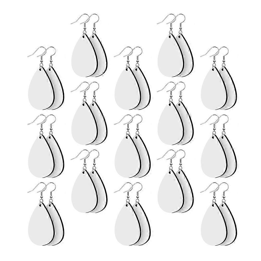 Decorative Sublimation Earrings Handmade Earring Blanks for Jewelry Making 60Sets