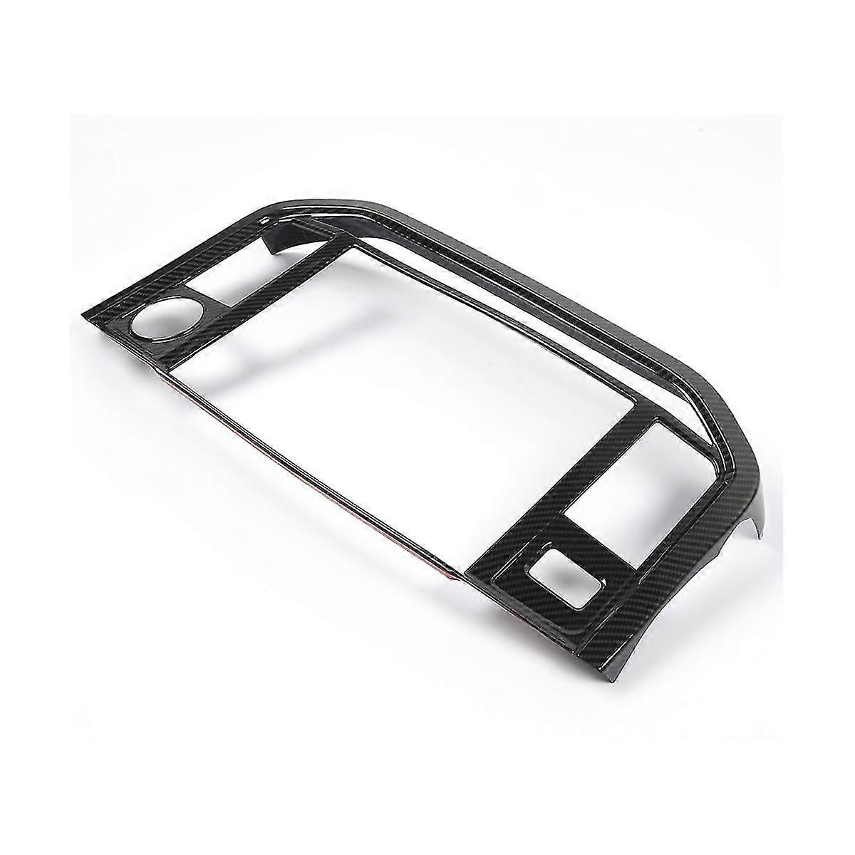 Central Control Navigation Screen Panel Cover Trim For 2021 2022 2023 Accessories - Abs Carbon Fiber