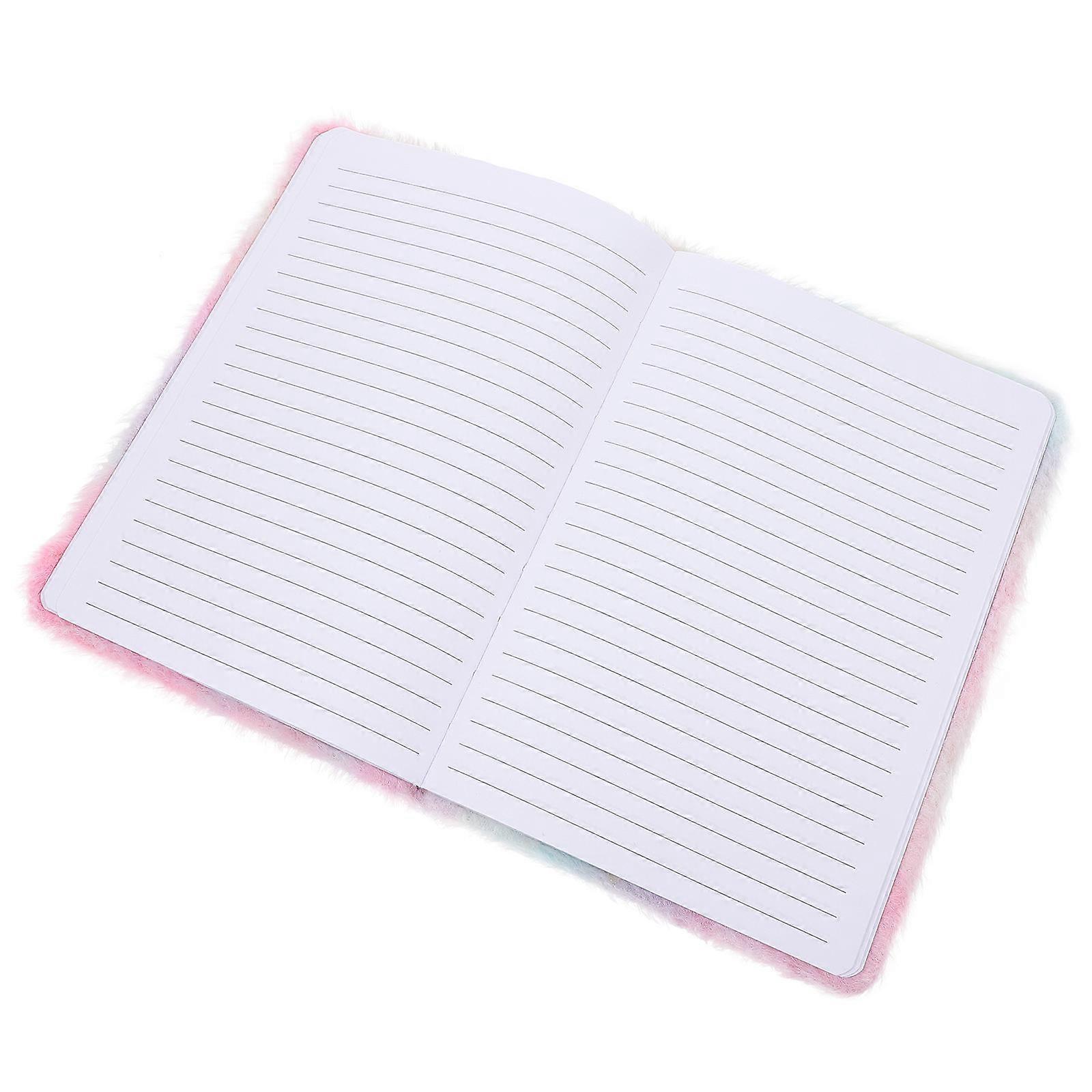 Plush Notebook 5Pcs Cartoon Notepad for Students and Teachers 21X15.6CM Ideal for Note Taking