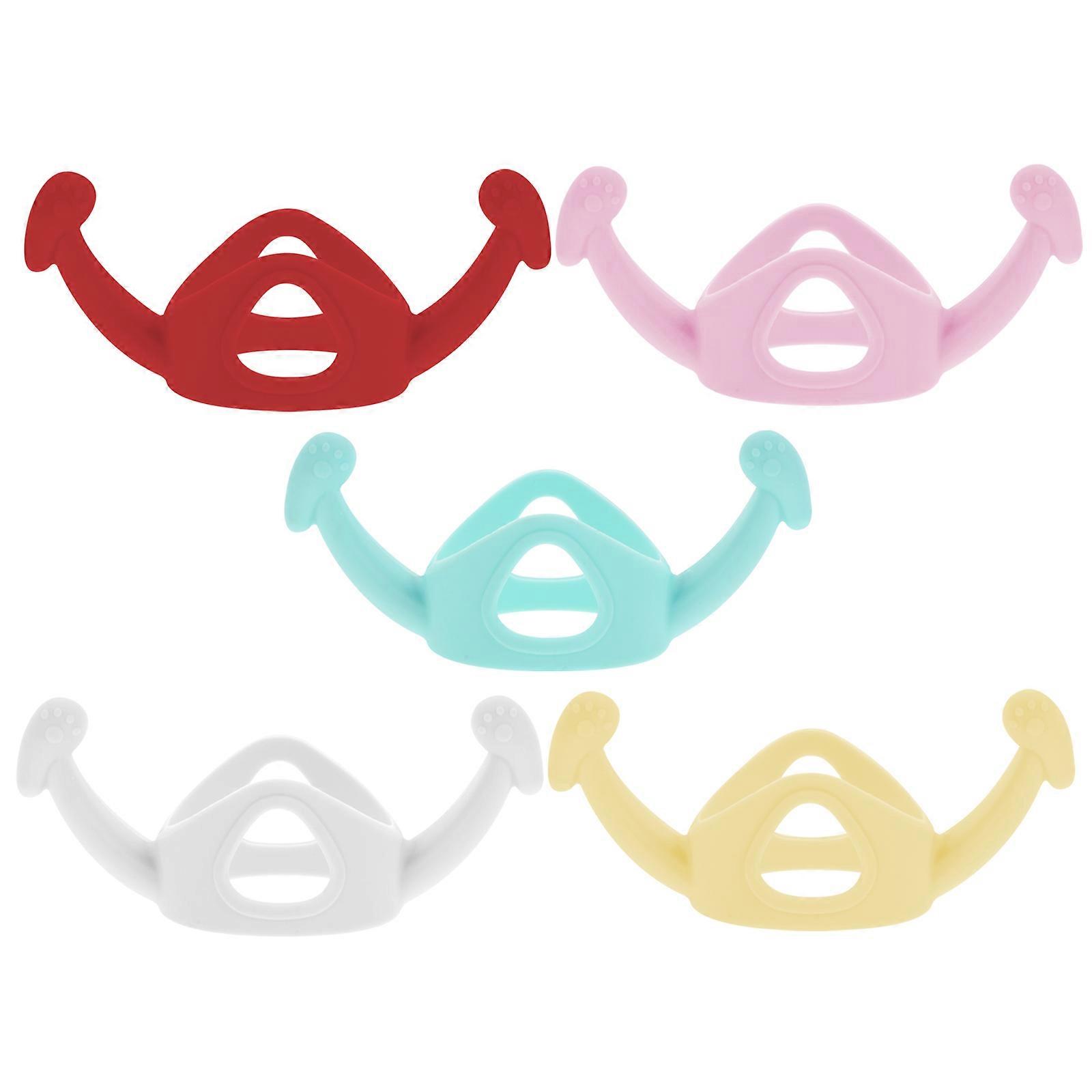 Baby Bottle Handle Silicone for Anti-Falling 5Pcs Mixed