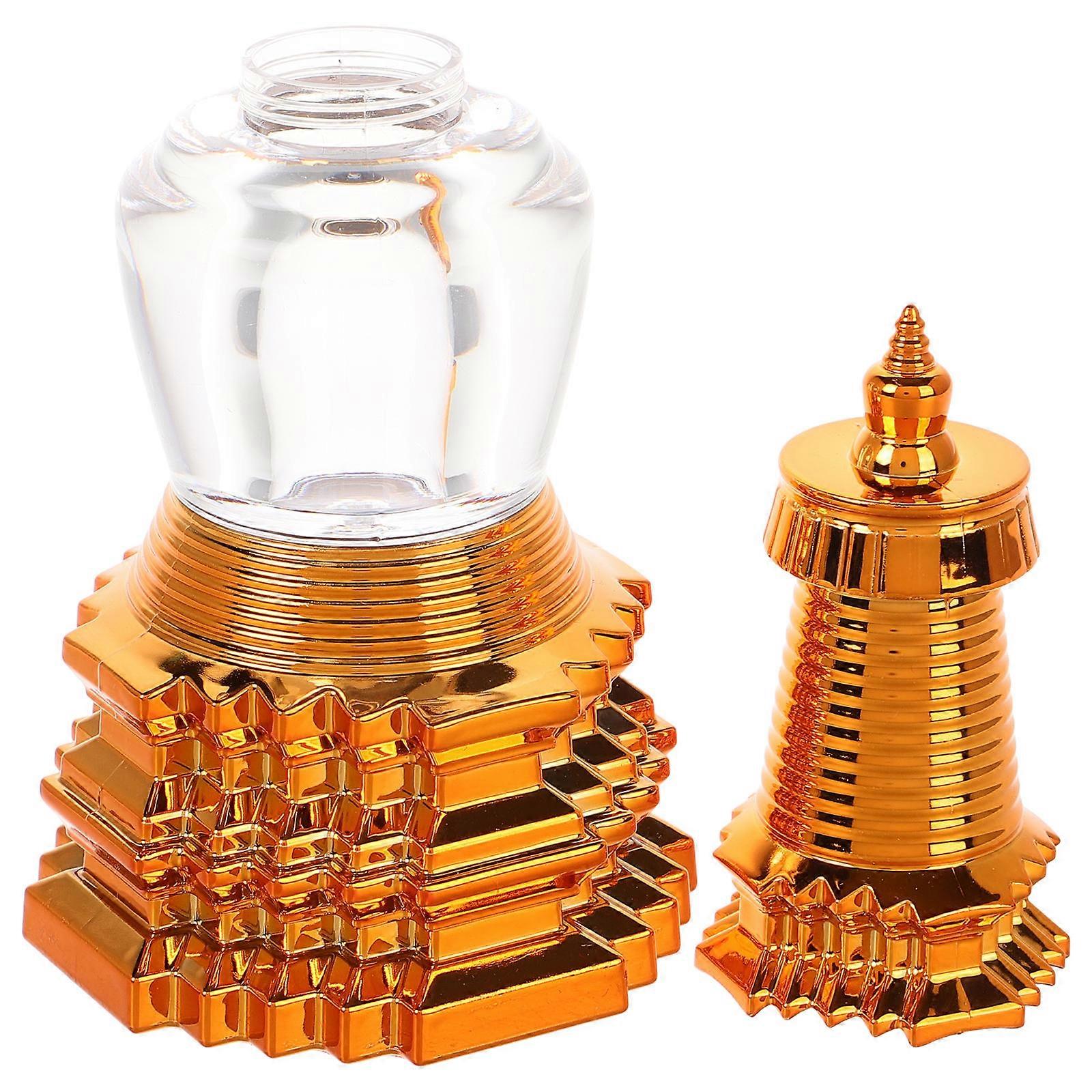 Metallrekvisitt sinklegering offertårndekorasjon 4 stk. sett