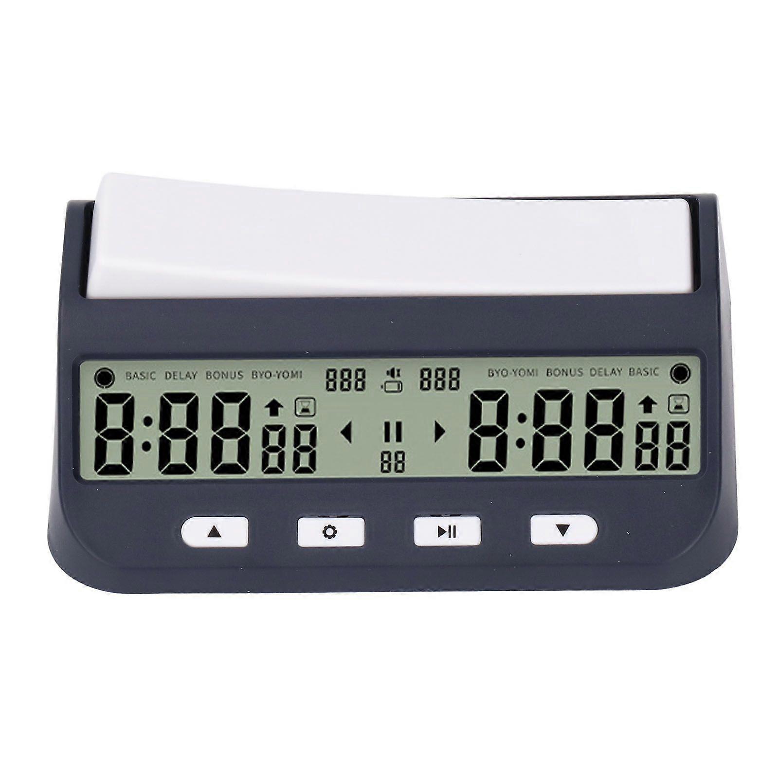 Digital Chess Timer Professional Multifunctional Portable Digital Chess Clock with Alarm Function