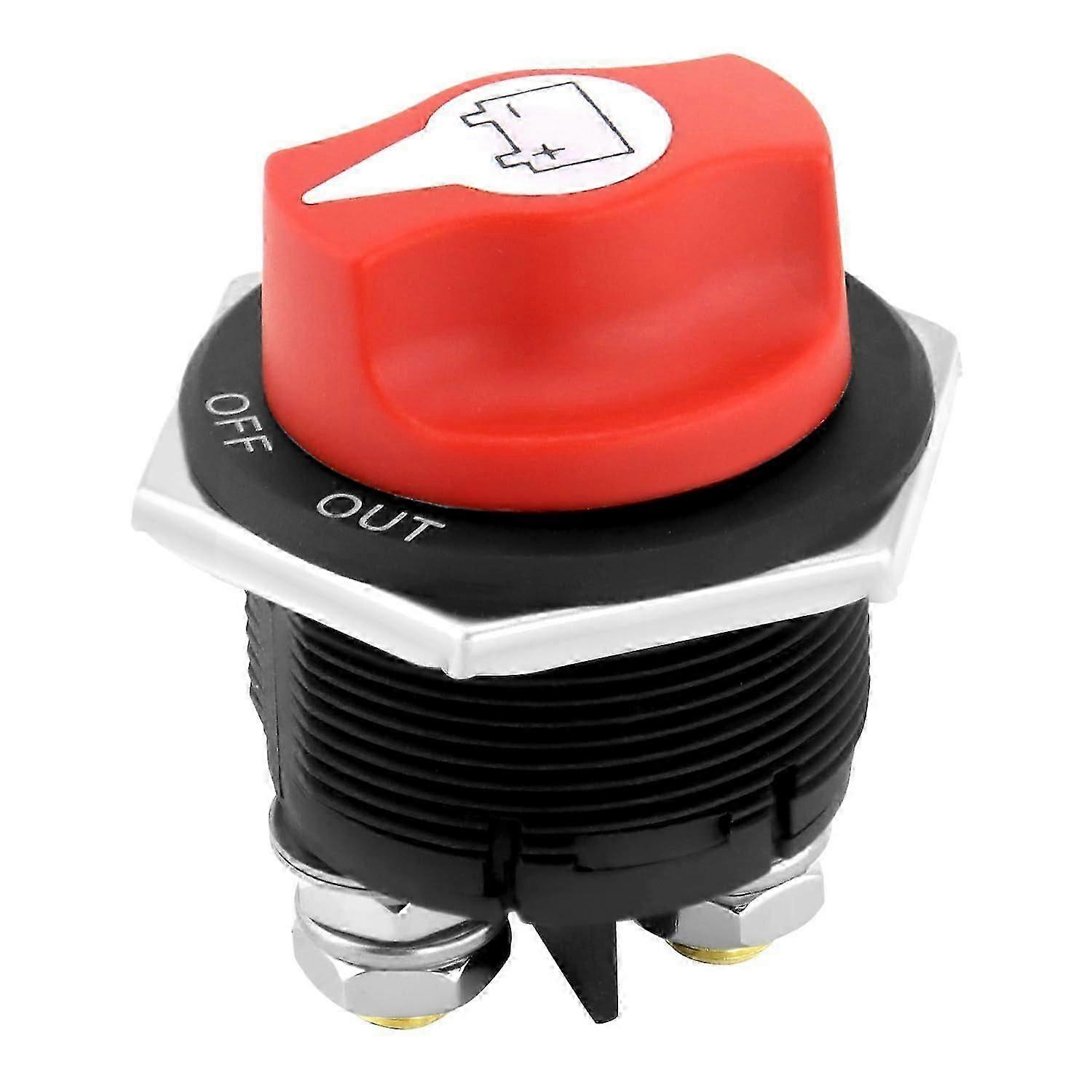 Car Battery Isolator Switch - 200A Continuous, Waterproof Dual Position (ON/Off)