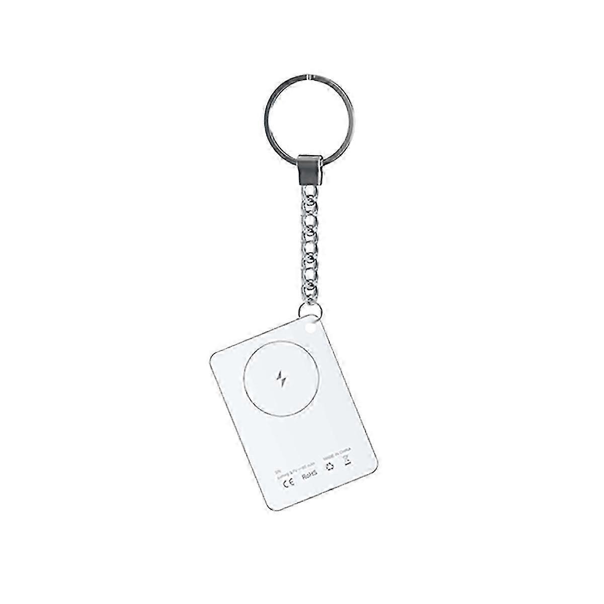 Wireless Charging Tracking Card Smart Waterproof GPS Locator Wallet Finder Works with App Find My A