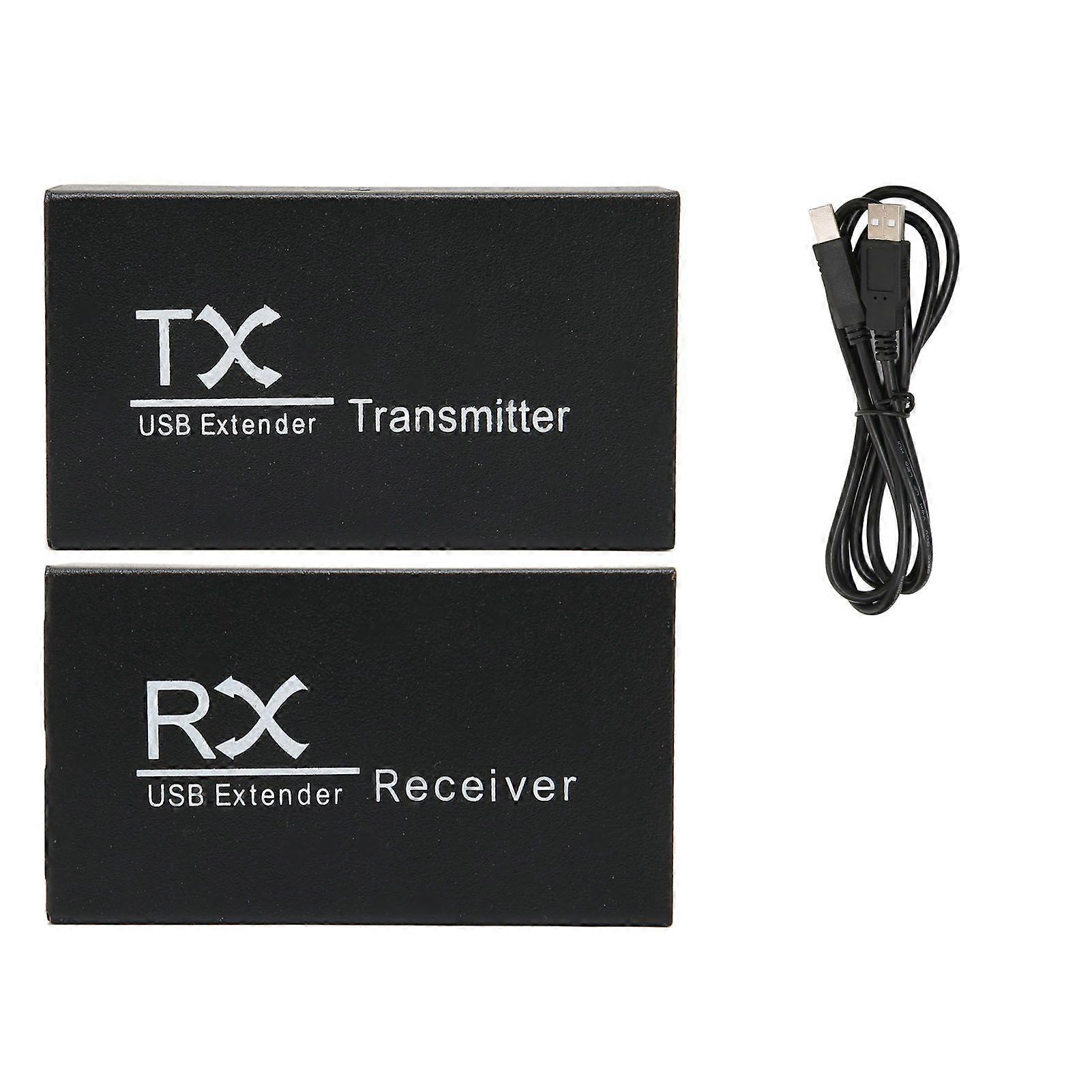 USB 2.0 Extender Panoramic Track 2 Way Transmission POC Power Supply USB Over Ethernet 100240VEU Plug