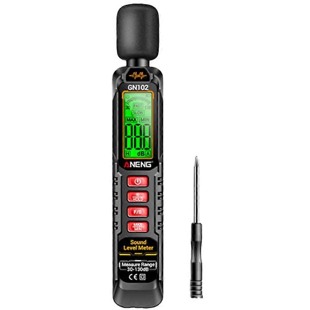 ANENG GN102 Digital Sound Level Meter 30-130dB Ambient Noise Volume Decibel Meter Noise Meter