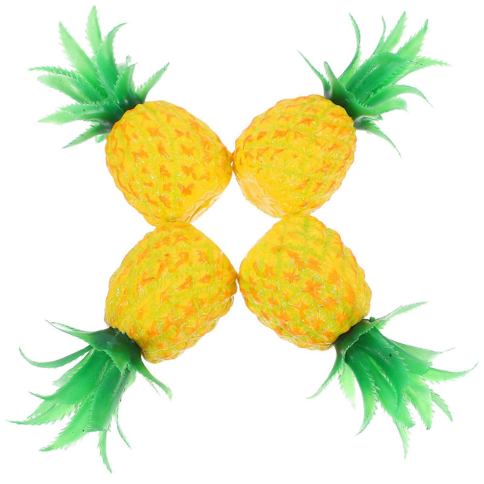 Artificial Pineapple Decoration Fake Fruit Model for Decoration 20Pcs