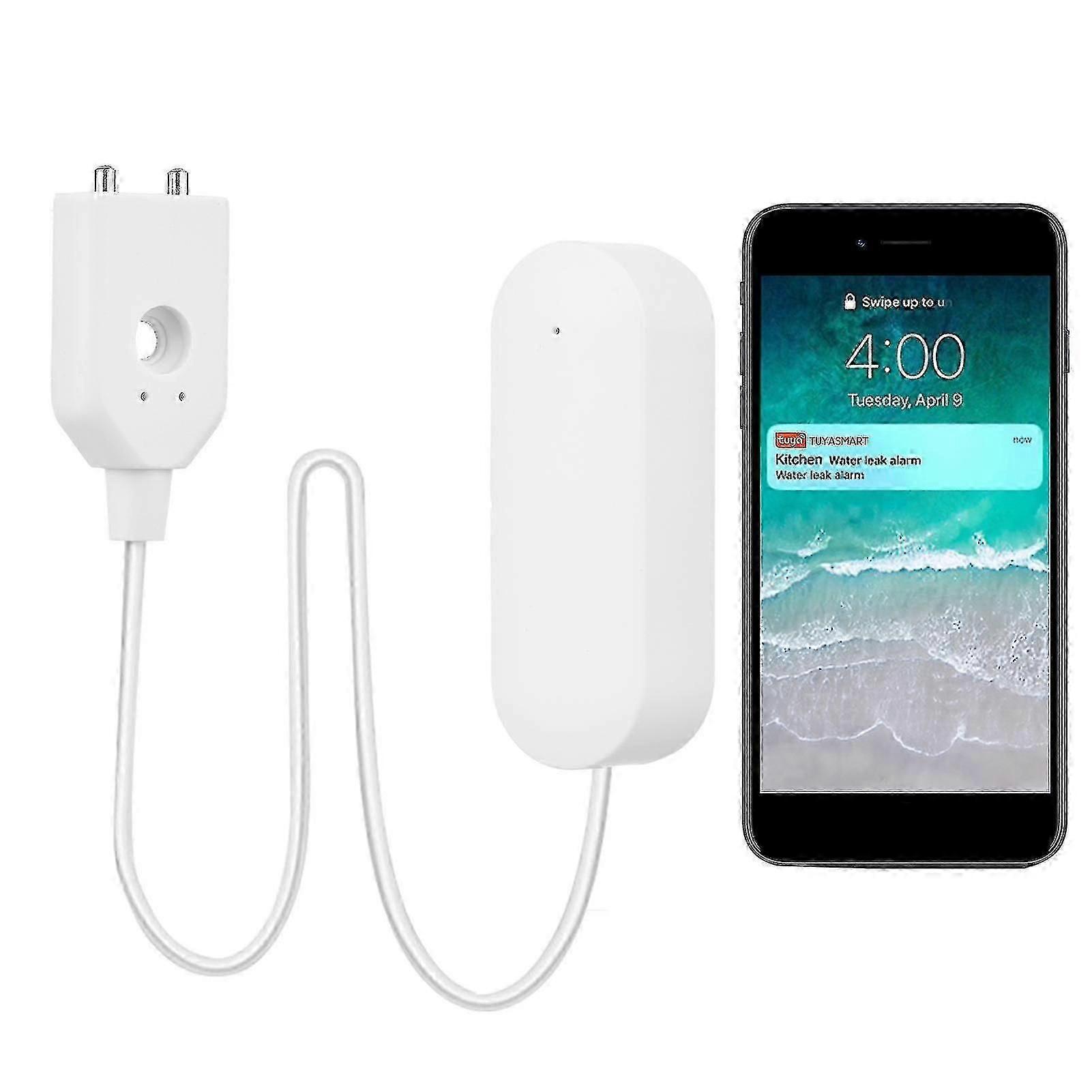 2025 New Wifi Water Leakage Detector Smart Water Sensor APP Control Flood Monitoring Water Level Alarm