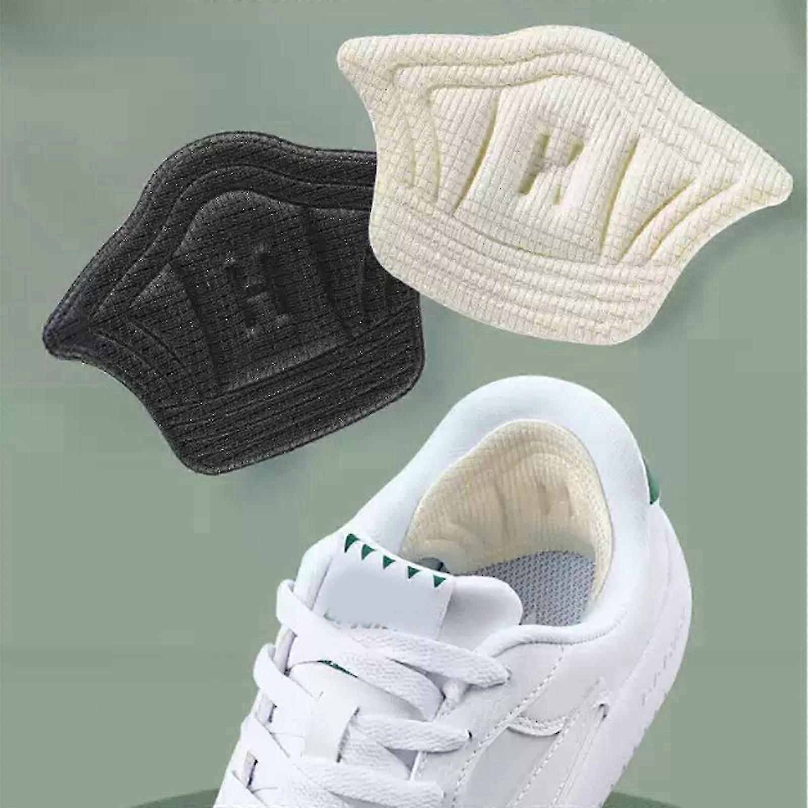 4 Pairs Heel Grips Inserts,Heel Gripsfor Loose Shoes,Too Big Boots, Reusable Heel Guards Liners for All People,Self-Adhesive Heel Protector Pads
