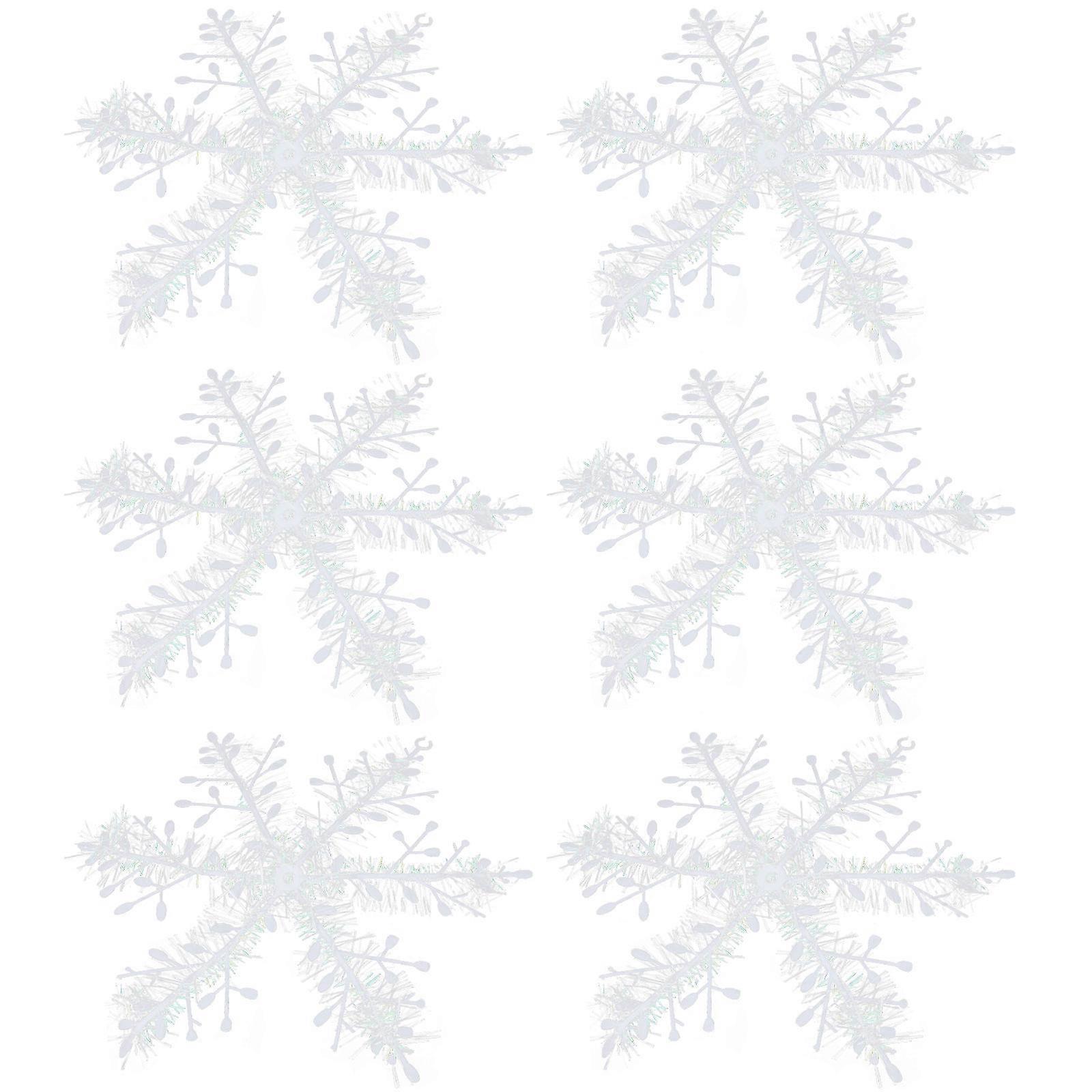 Christmas Ornaments Plush Snowflake Decorations for 150Pcs Use