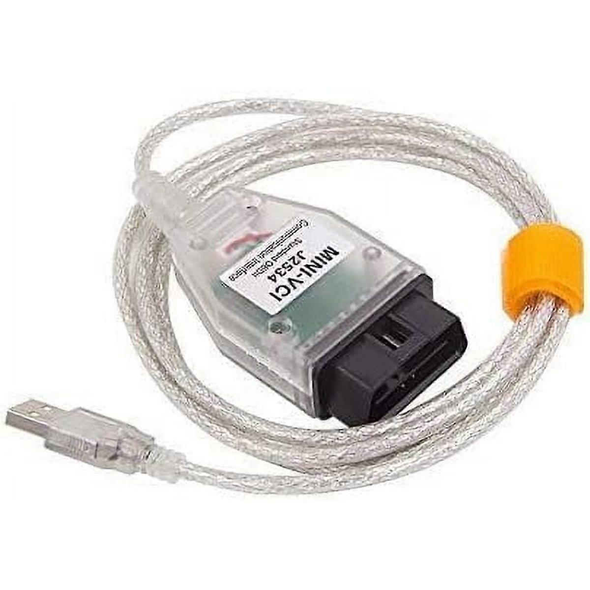 Mini-VCI J2534 Cable with Firmware 1.4.1 - OBD2 Diagnostic Tool for Toyota, Lexus & Scion Vehicles | Techstream Programming Cable