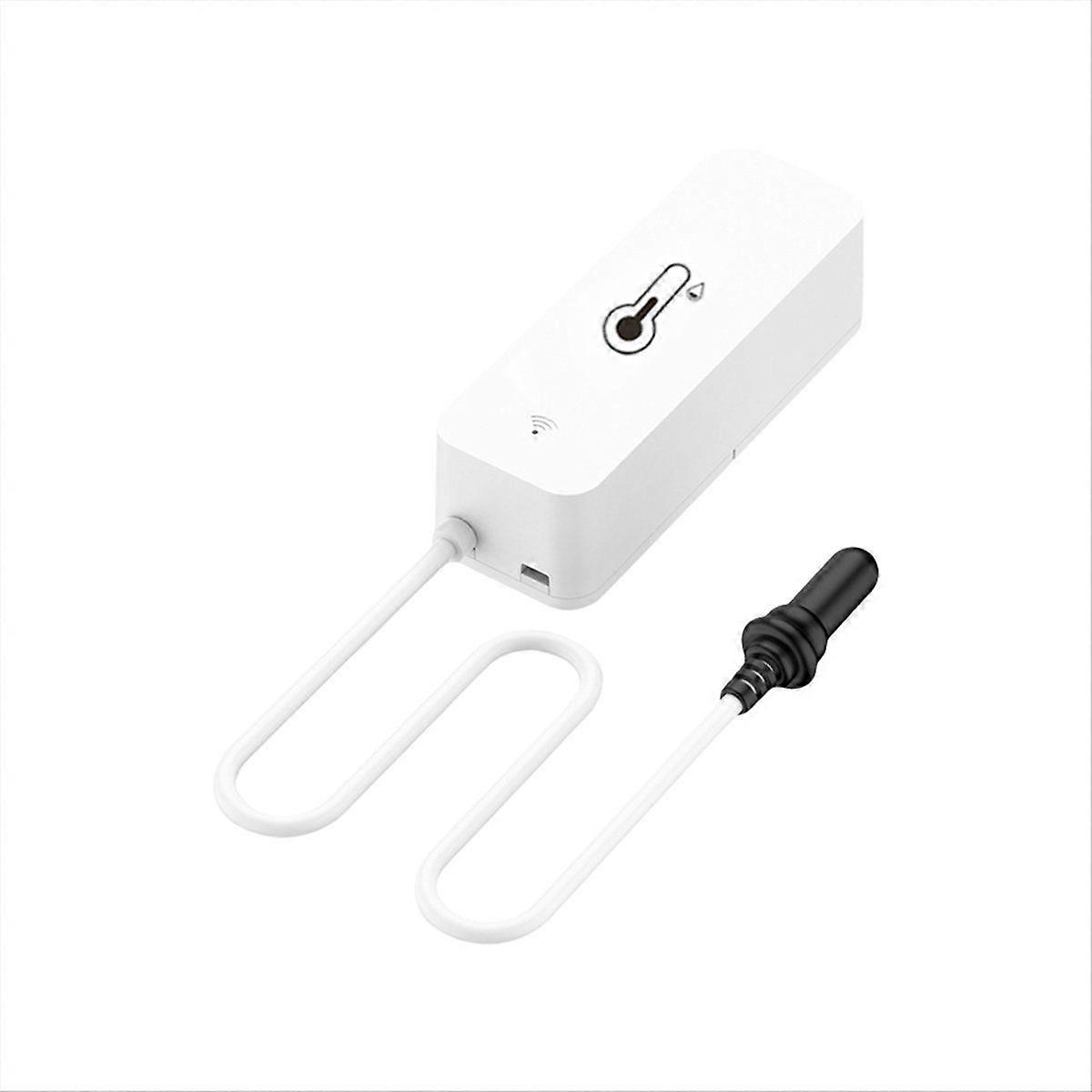 Tuya WiFi Temperatures Humidity Sensor with External Probe Wireless Temperatures App Monitor for Fr