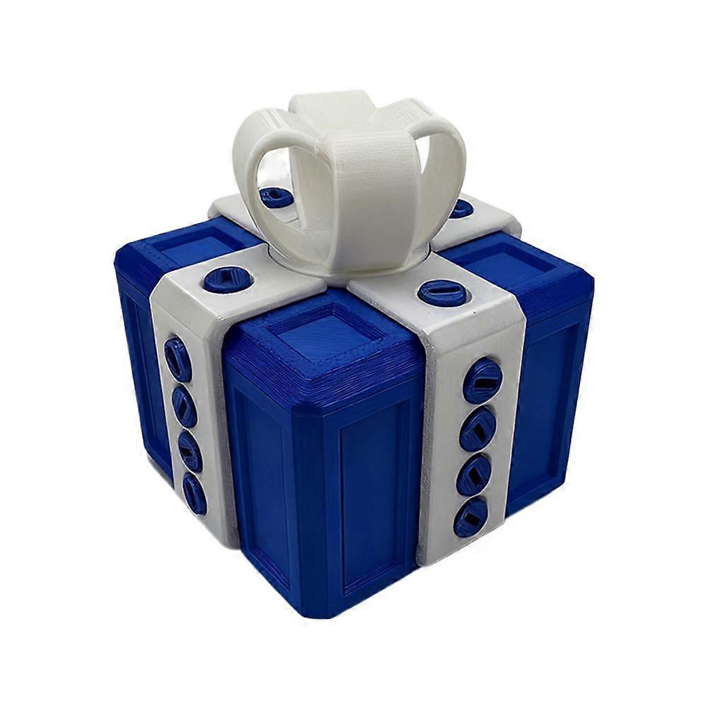 Annoying Gift Box Prank with Screws Premium 3D Printed Interactive Gag Toy
