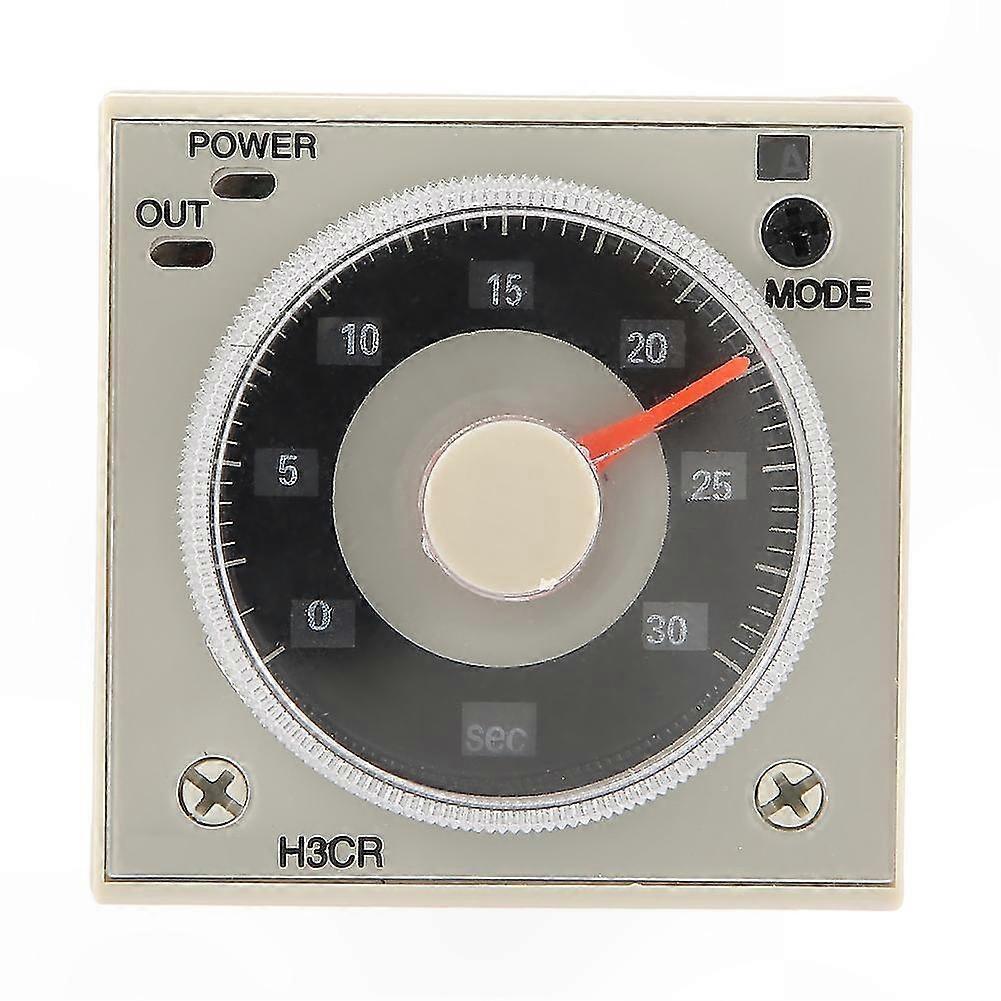 Adjustable Multi-Range Timer Relay, 100-240VAC/100-125VDC, 0.5s to 300h, 11 Pin Industrial Control Switch