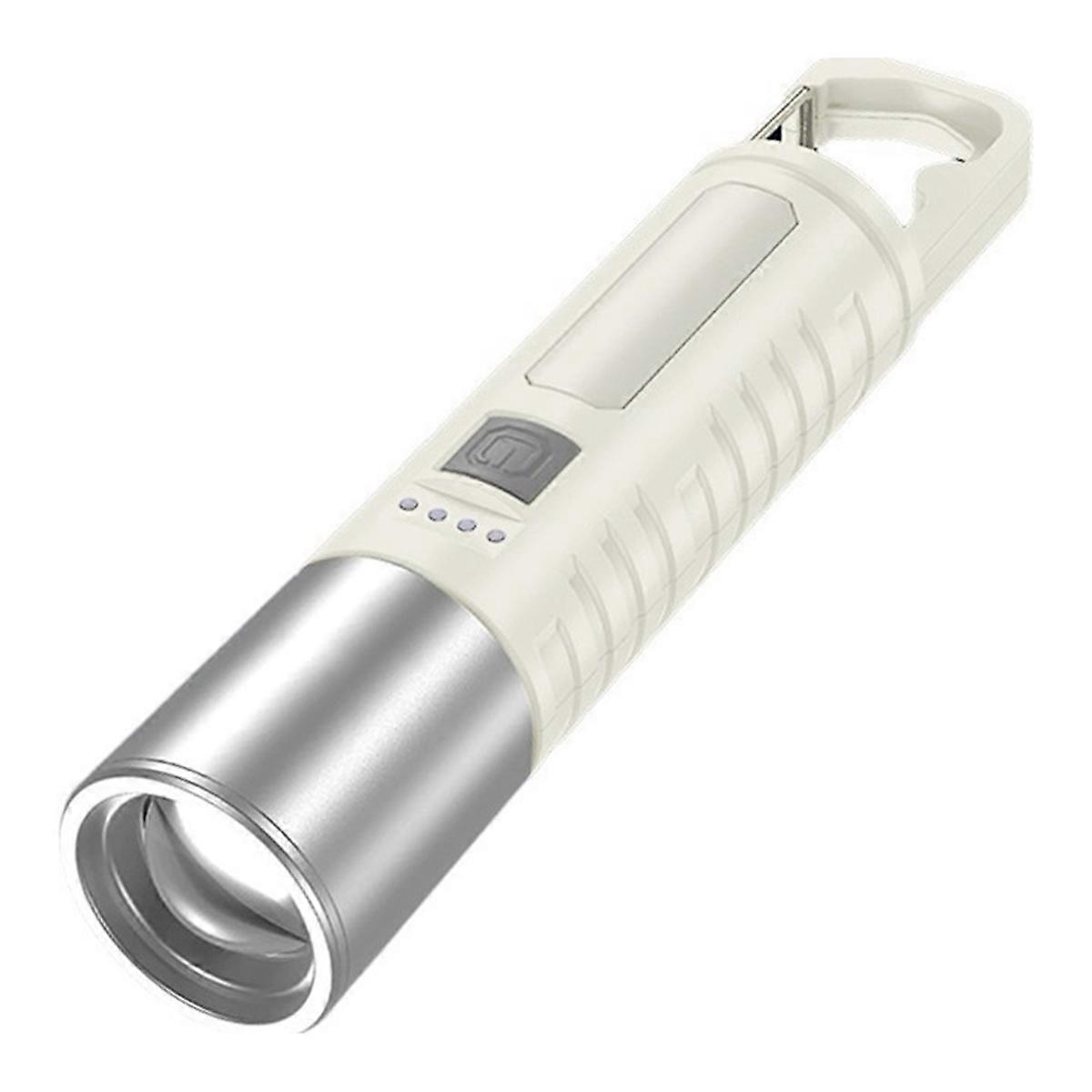 Zoomable Flashlight with Buckle LED Flashlight Camping Gear