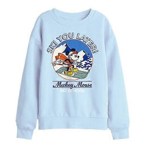 Disney Childrens/Kids Ski You Later! Mickey Mouse Sweatshirt