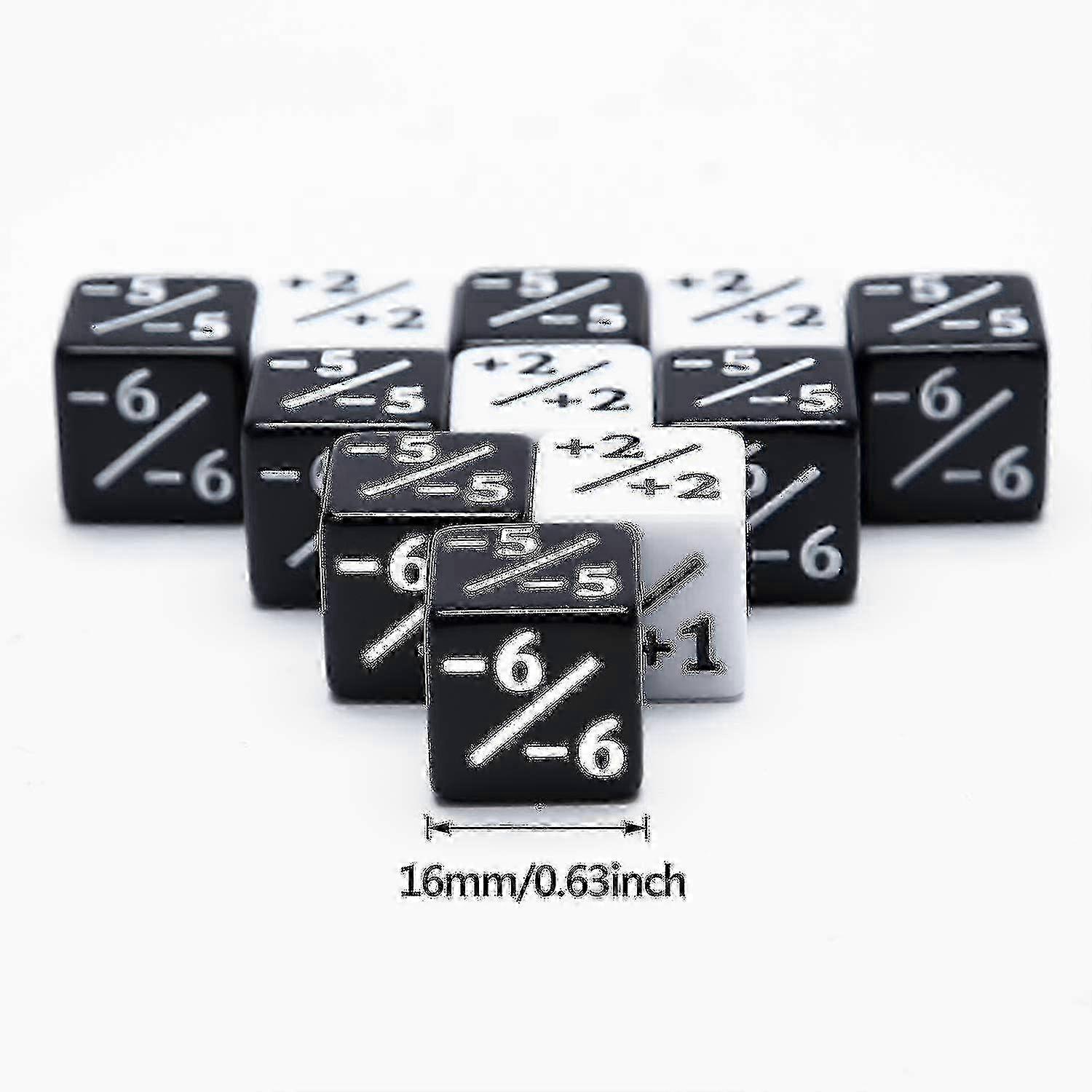 48 Pieces Dice Counters Token Dice Loyalty Dice D6 Dice Cube Compatible With Mtg