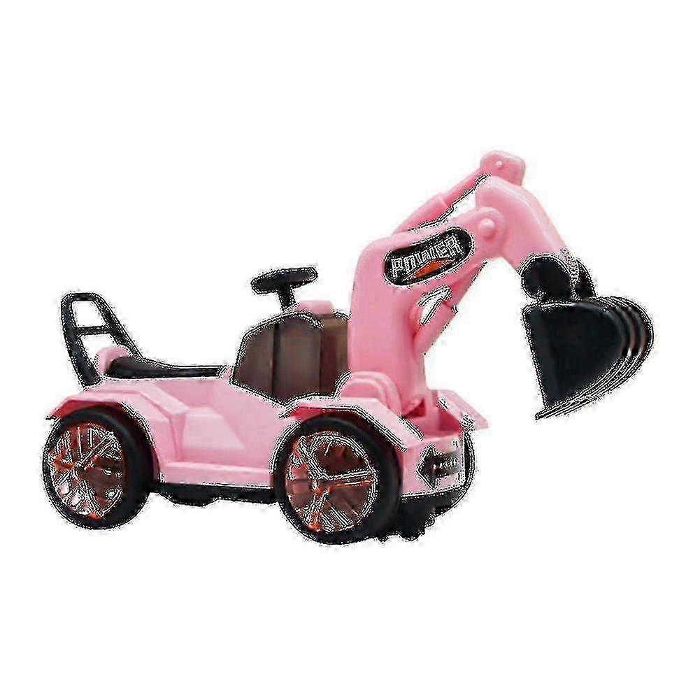 Excavator Car for Kids with Sliding Function and LED Lights