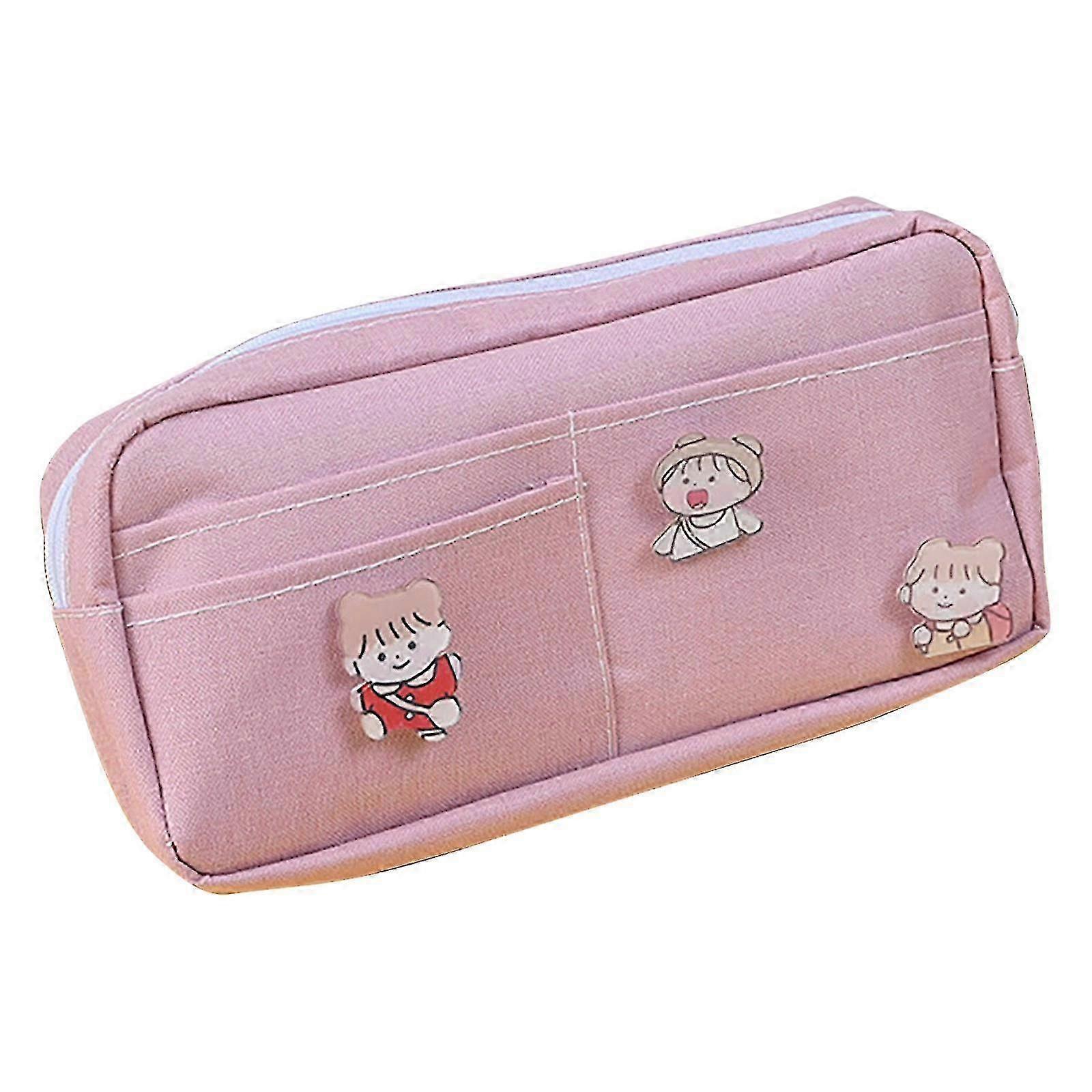 Cute Canvas Pencil Bag For Elementary And Middle School Students