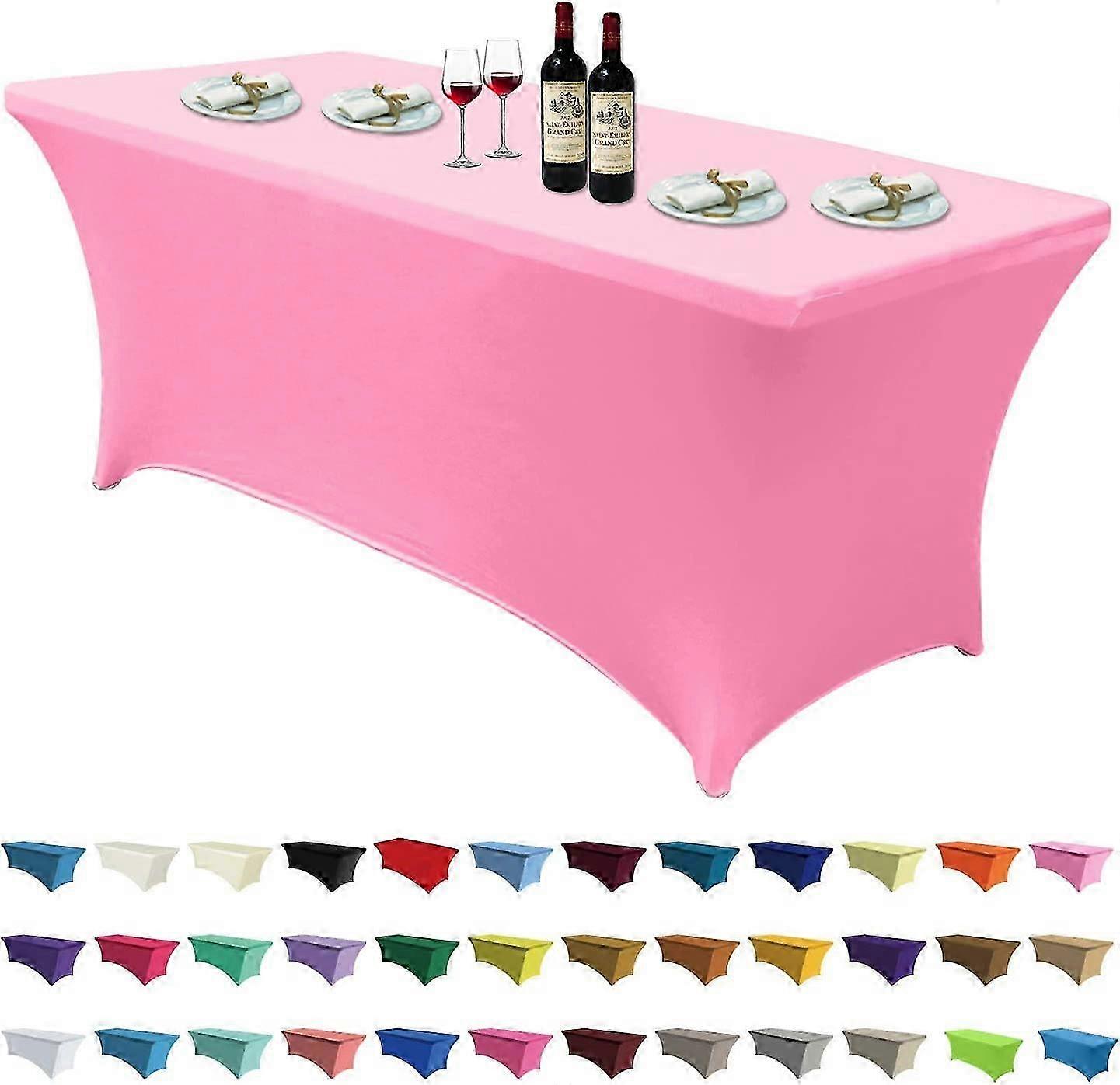 Rectangular fitted tablecloths for home spandex polyester cover