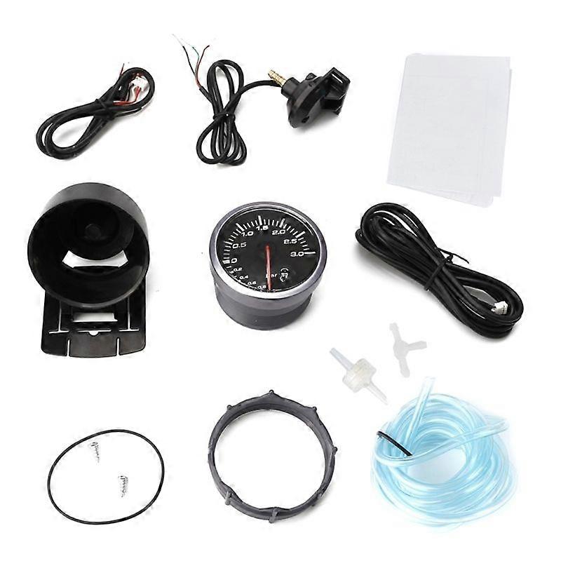 Boosts Turbos Gauge with Sensor Car Meter Digital Display Pointers 12V Universal