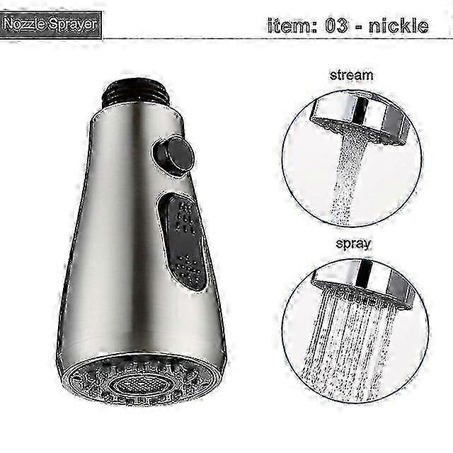 キッチン蛇口用引き出し式シャワーヘッド、G1/2 噴霧器ノズル
