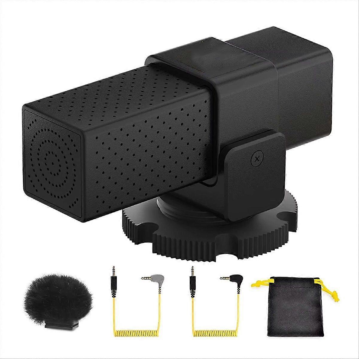 Mini Mic for for // Camera Microphone with Stable Shock Mount for Podcast Vlog