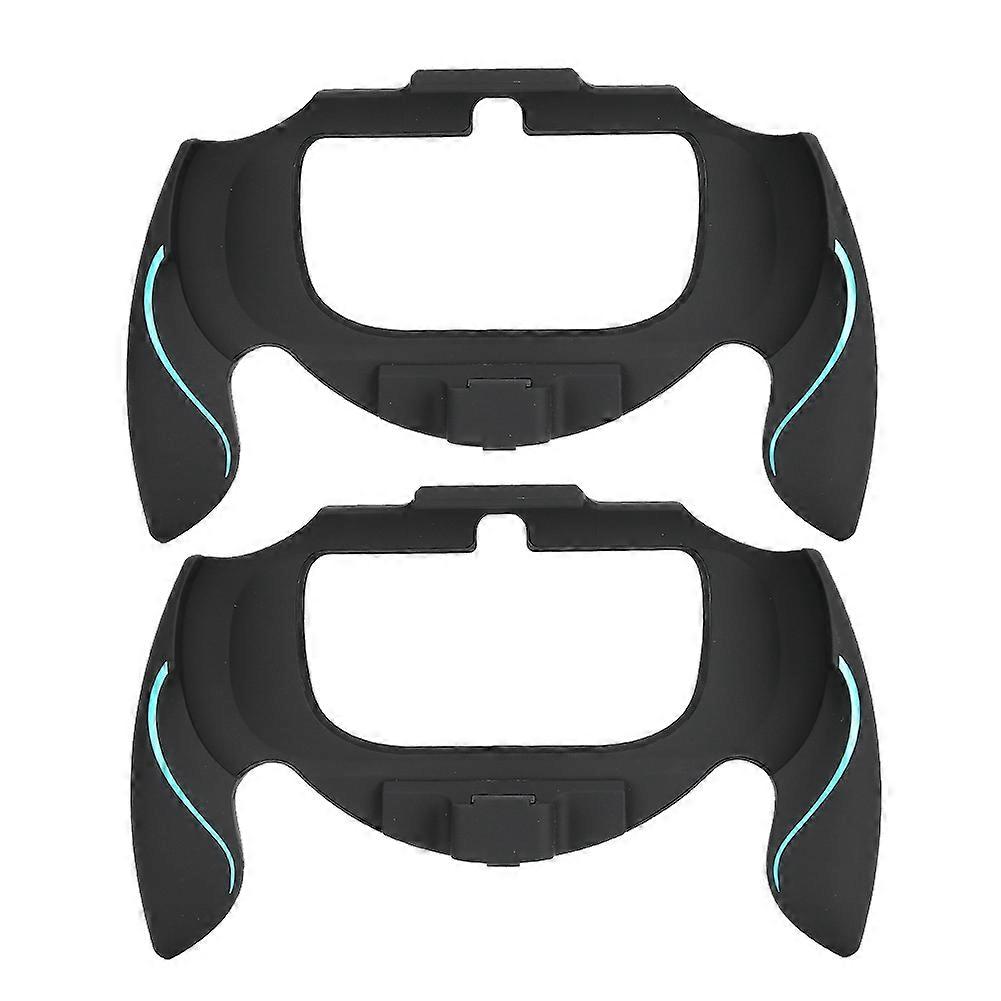 2Pcs Game Machine Curved Handle Grip Cover for Sony PSV1000 Game Console for PSVITAblue