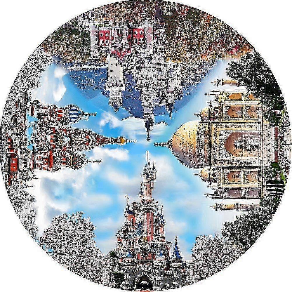 1000 Teile Tierpuzzle Runde Puzzles