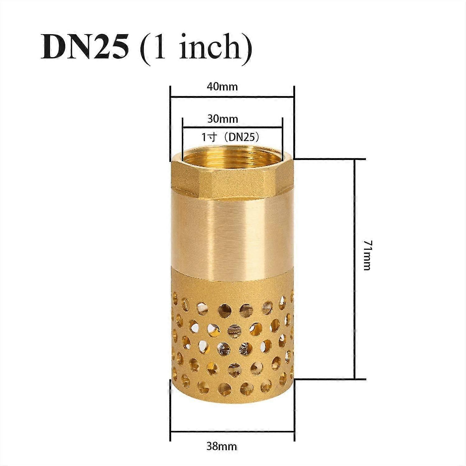 1 tums pumpbackventil - fotventil sil backventil (1 tum)