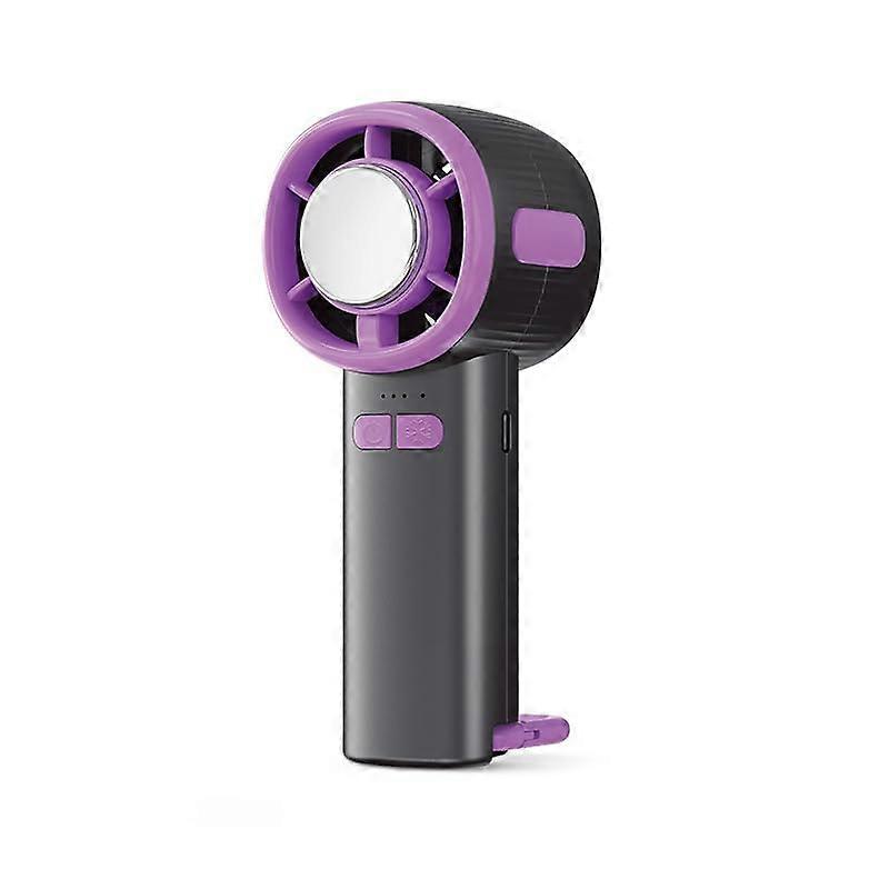 CryoJet Mini 3Precision Cooling Hand Fan With Digital Temp Display, USBC Fast Charge, Space Gray Office/Gym