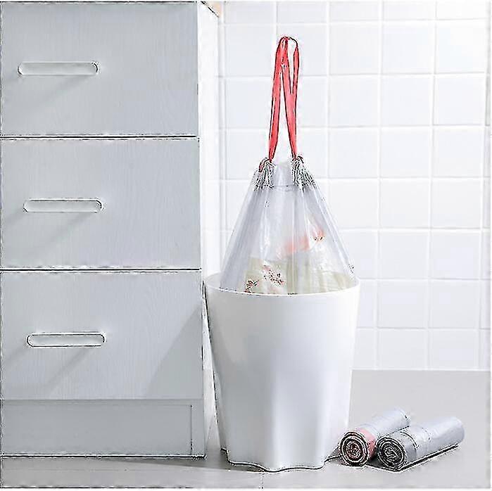 Drawstring Bathroom Trash Bags - 30 Count 2025