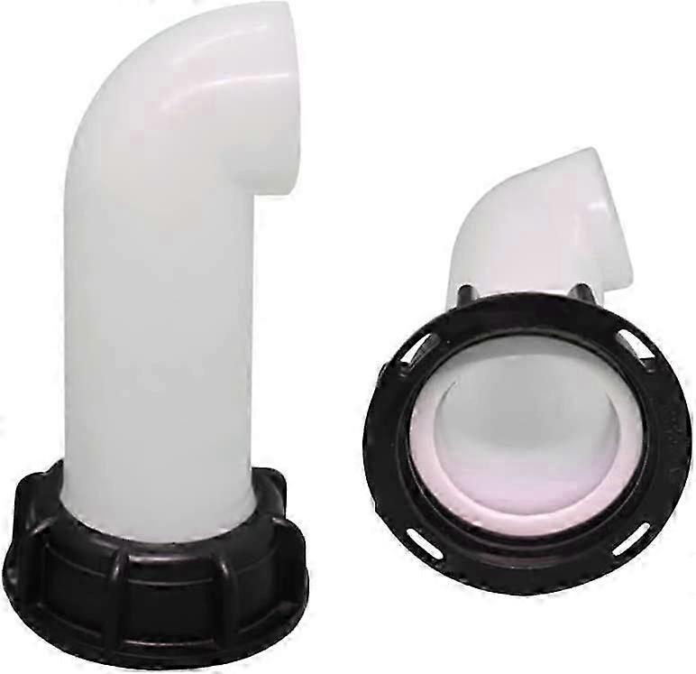 Drainage spout with nut, Water tank nozzle 1000L IBC Valve Tank Rainwater extension, Nozzle Universal adapter, for IBC Tank