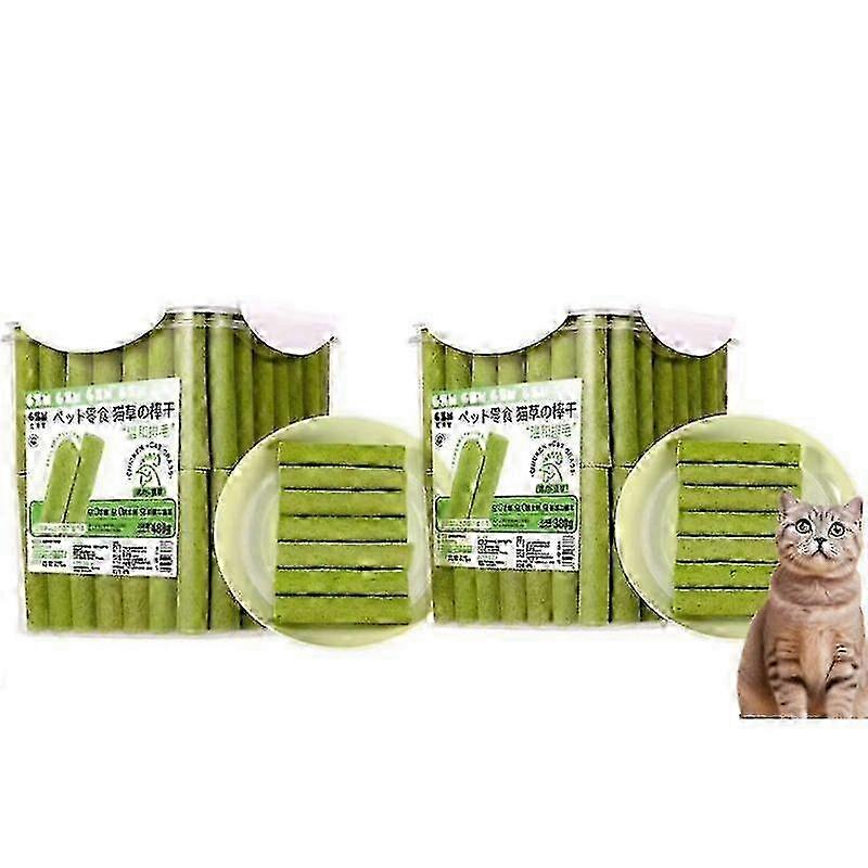 Cat Grass Sticks For Indoor Cats Molar Chew Stick Toy For Indoor Cats Multi-Functional Grass Tooth Grinding Stick For Small Cats