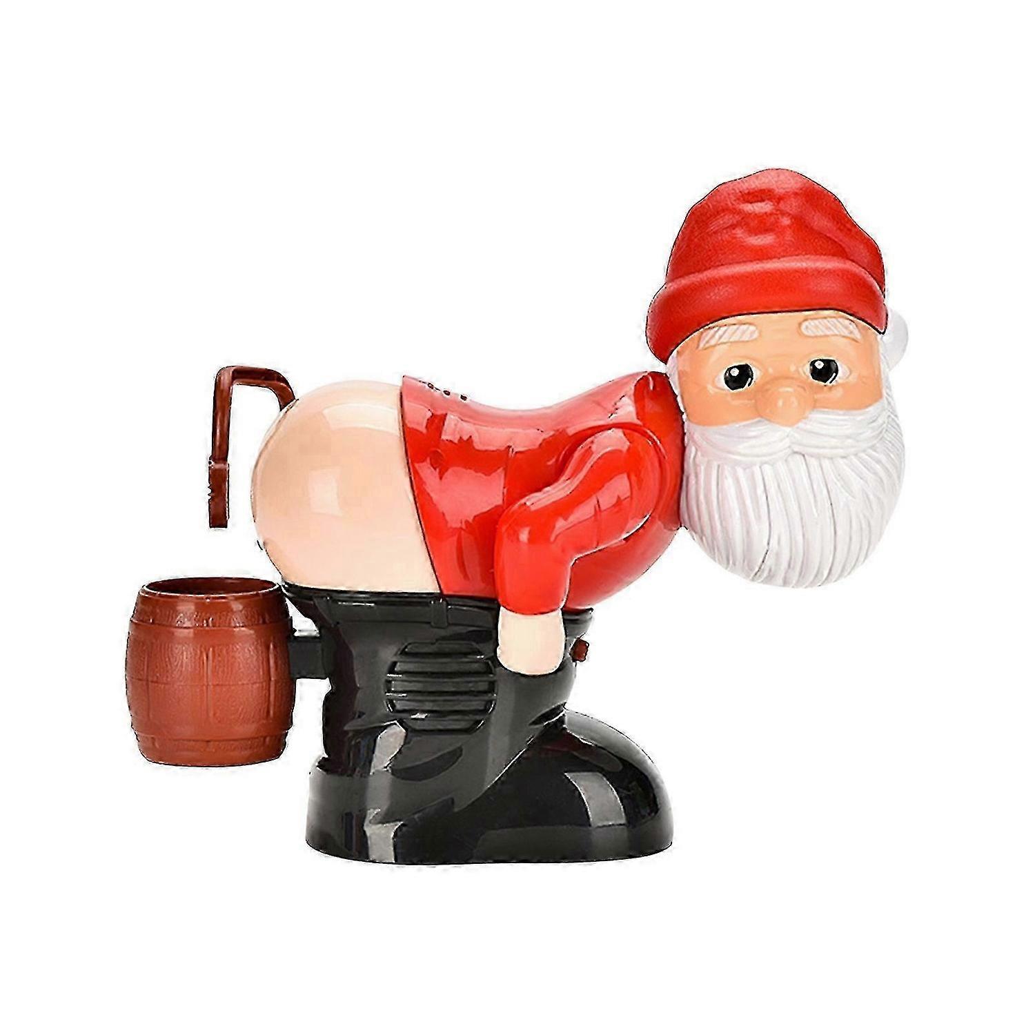 2023 Christmas New Automatic Bubble Machine With Lights, Music, Funny Santa Claus Bubble Toys (60ml Bubble Solution)