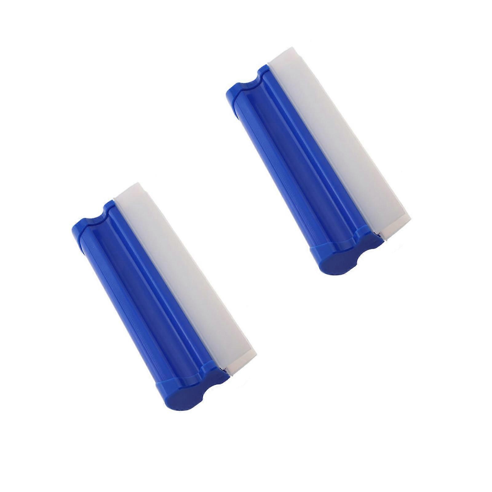 2pcs Water Scraper Tool Anti Scratch Silicone Car Window Cleaners Flexible Water Blade Scrapers For Clear View Multicolor