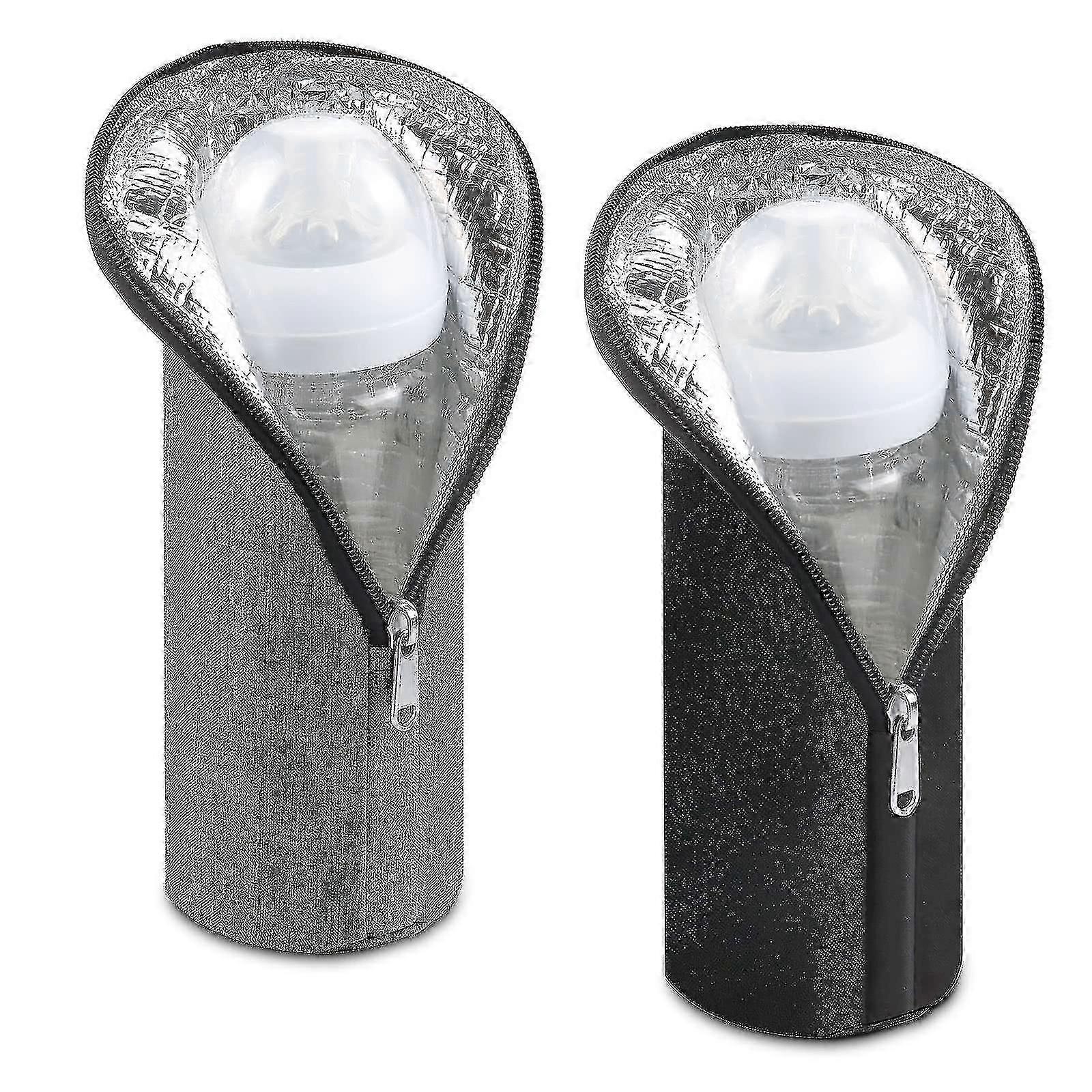 2 حزمة معزول أكياس زجاجة الطفل ، حقيبة حمل زجاجة الطفل برودة ، حقيبة برودة زجاجة الرضاعة لنزهة تخزين زجاجة الحليب