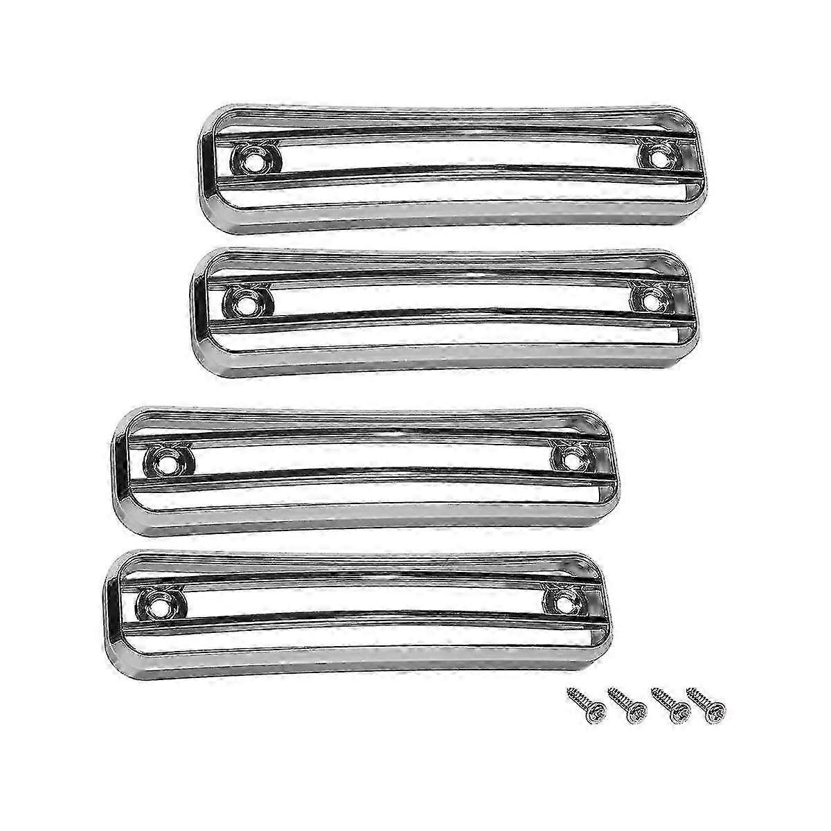 Side Marker Guard Trim Side Light Protector Cover For H2 2003-2009 Accessories - 4 Pack